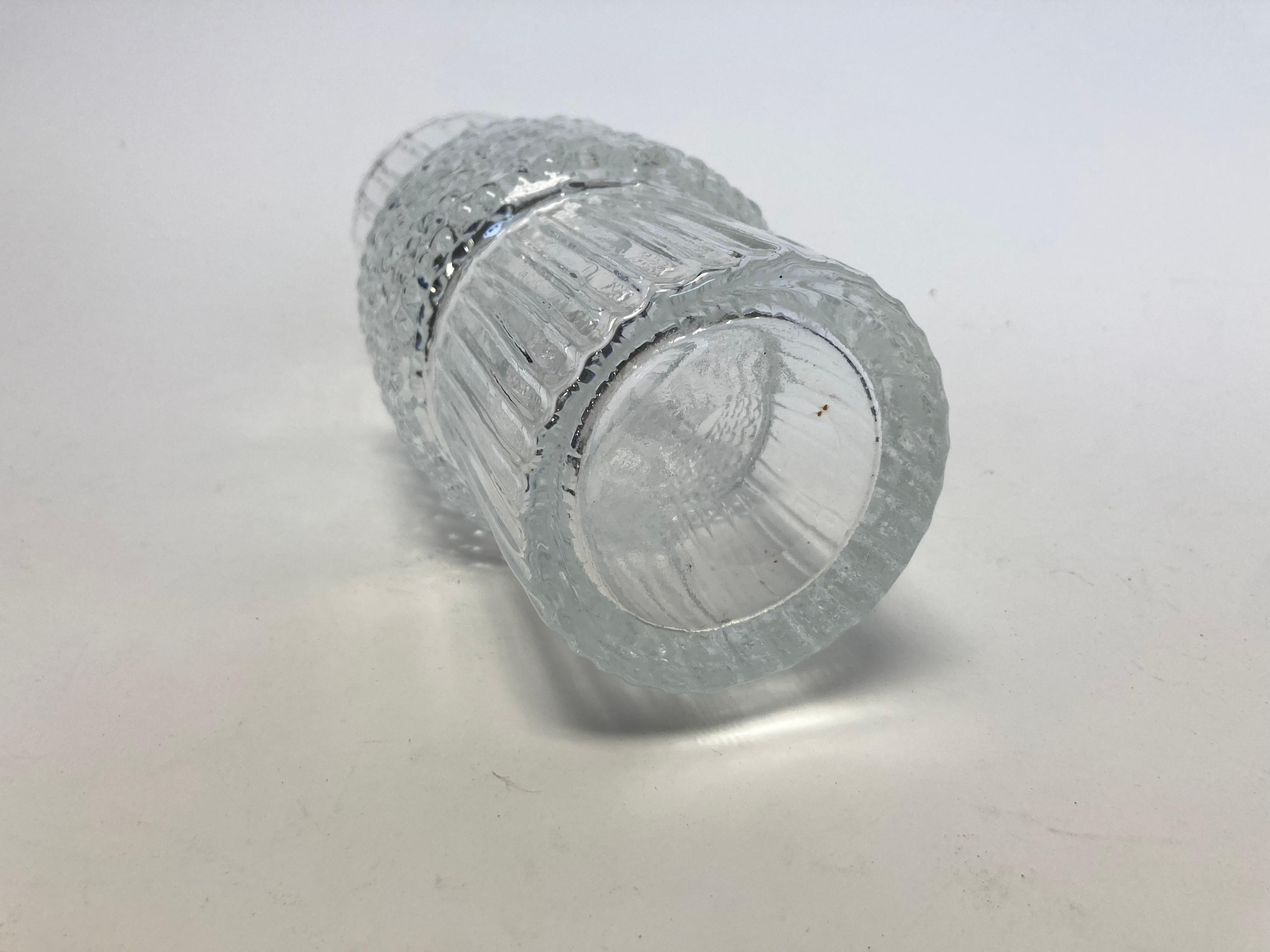 Vaso a forma di ramo in vetro trasparente di metà secolo di Tapio Wirkkala In condizioni buone in vendita a Bridgeport, CT