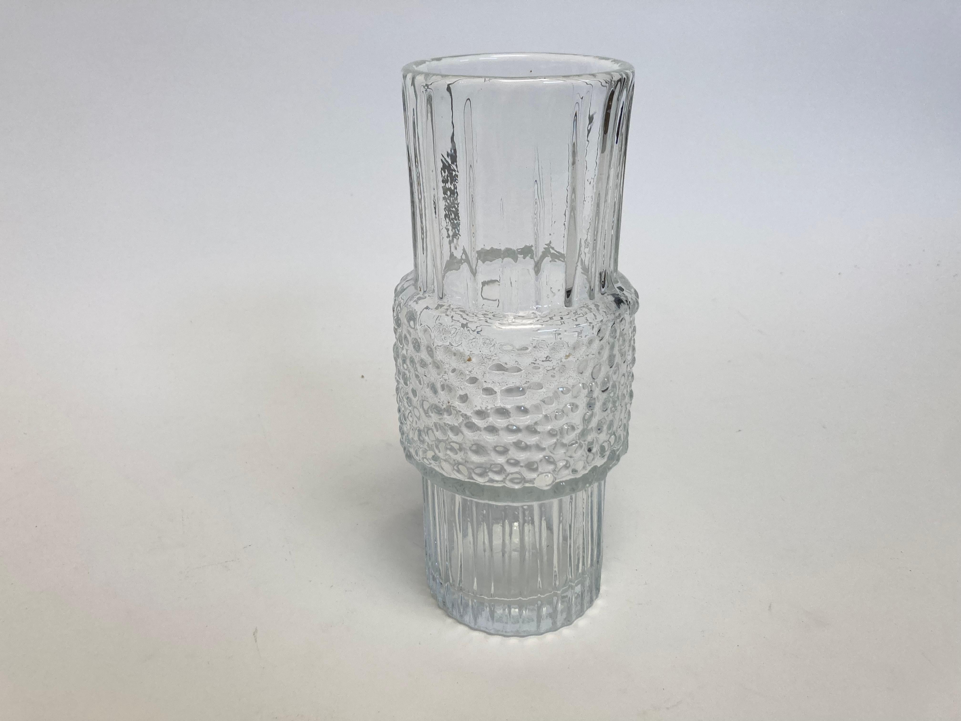 Vaso a forma di ramo in vetro trasparente di metà secolo di Tapio Wirkkala in vendita 1
