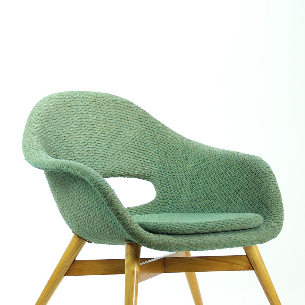 Mid Century Shell Chair By František Jirák, 1960s For Sale 3