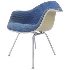 Midcentury Shell Chair, Charles Eames Herman Miller, Alexander Girard Fabric