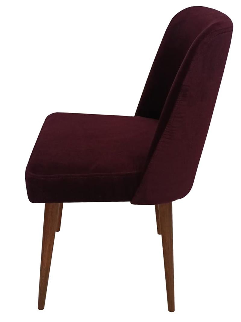 Mid Century Shell Chair, Lila Wollsamt Alexander, Dedar, Europa, 1960er Jahre (20. Jahrhundert) im Angebot