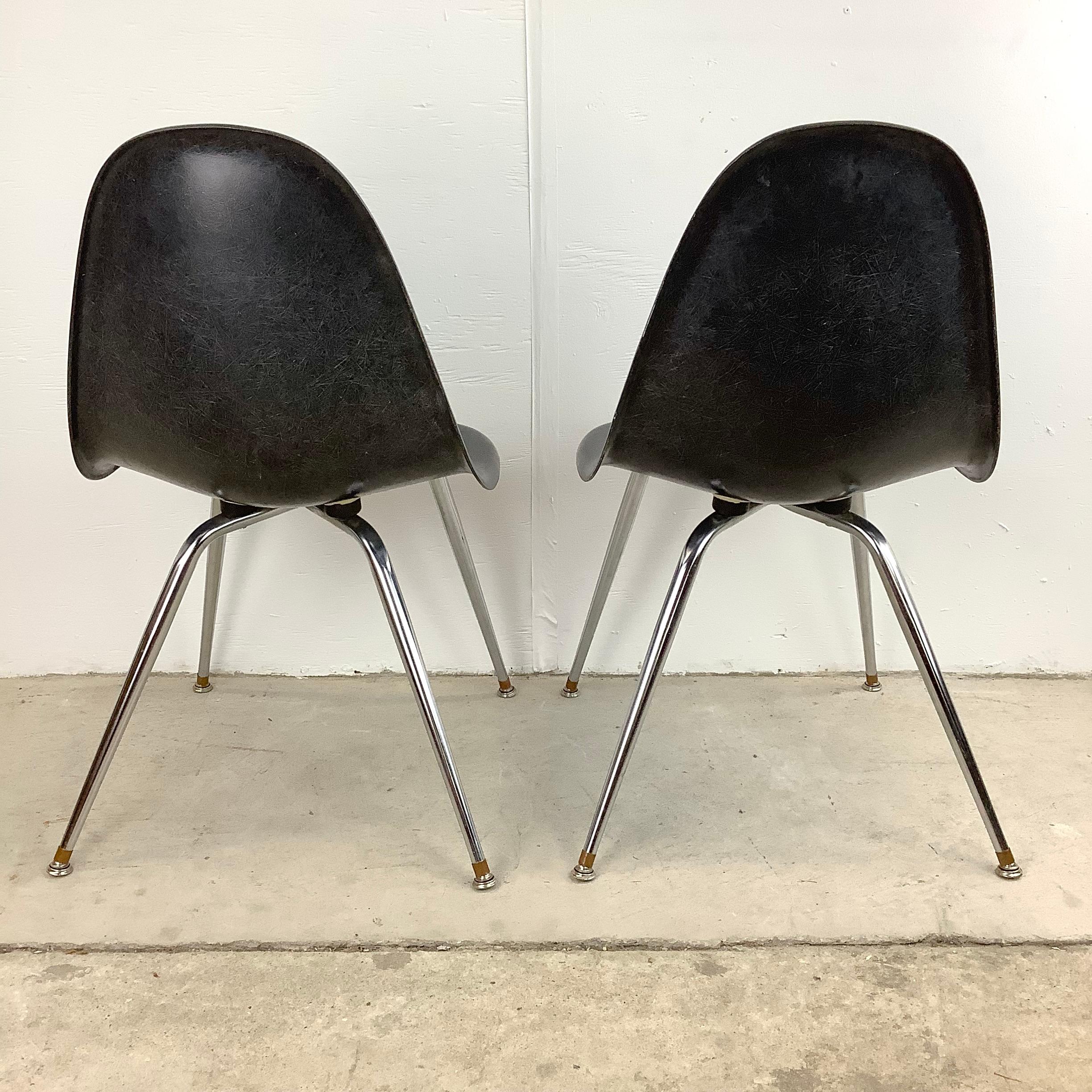 Mid-Century Modern Mid-Century Shell Chairs by Chromcraft-  a Pair