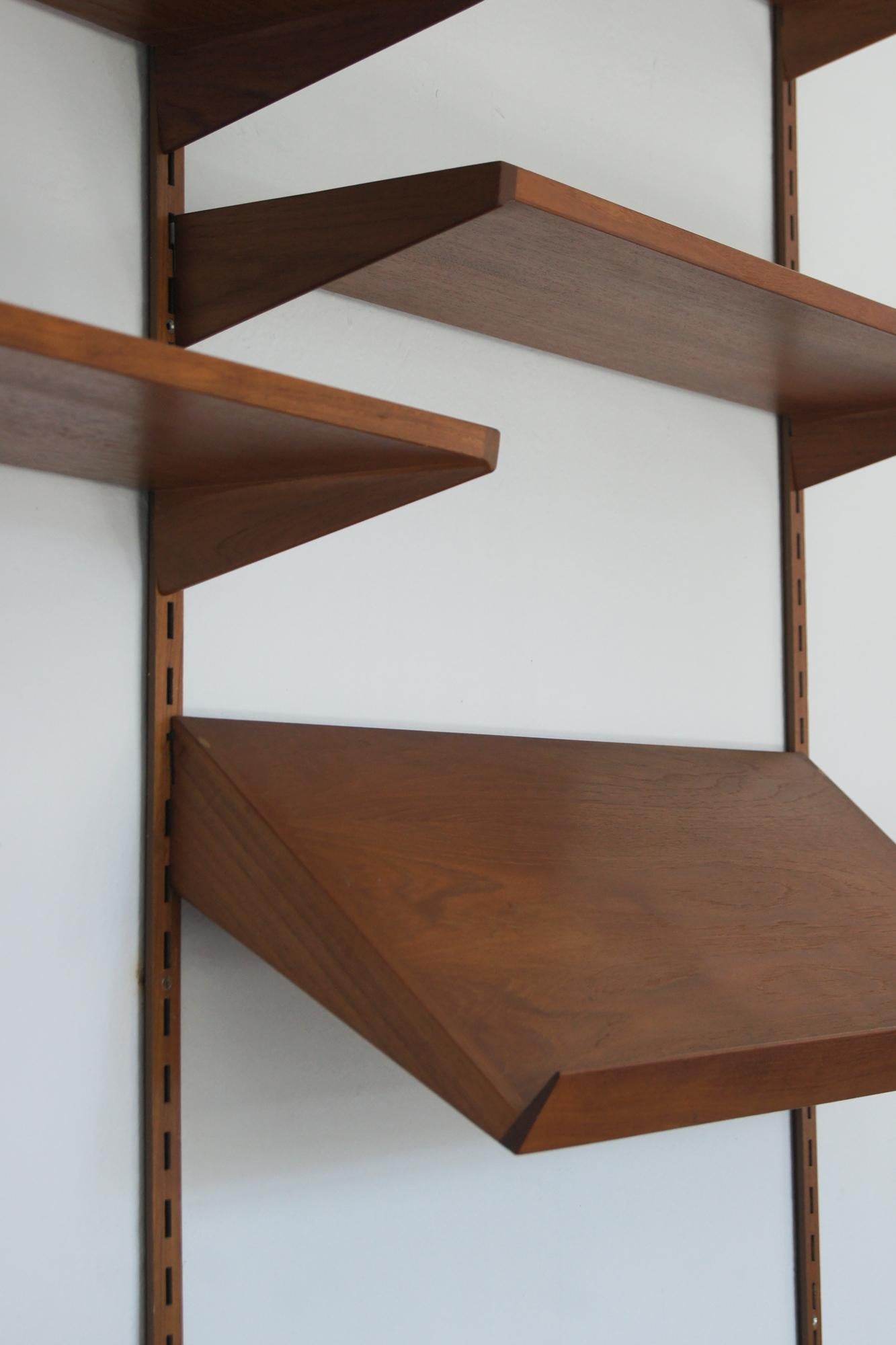 Mid-Century Regale & Wandschränke & Schreibtisch von Kai Kristiansen für AM Mobler, 1960er Jahre im Angebot 5