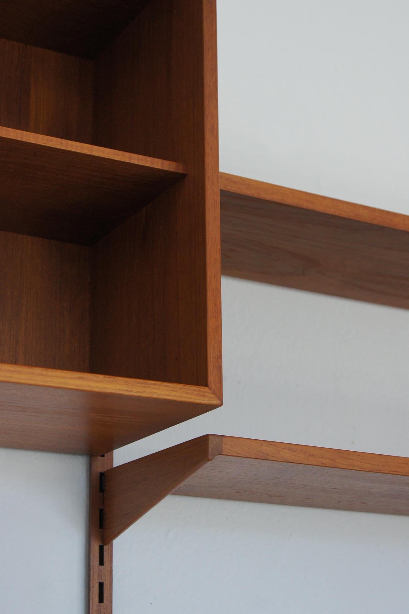 Mid-Century Regale & Wandschränke & Schreibtisch von Kai Kristiansen für AM Mobler, 1960er Jahre im Angebot 3