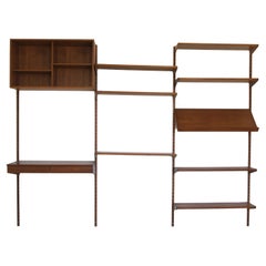 Mid-Century Shelves & Wall Units & Desk by Kai Kristiansen for FM Mobler, 1960s