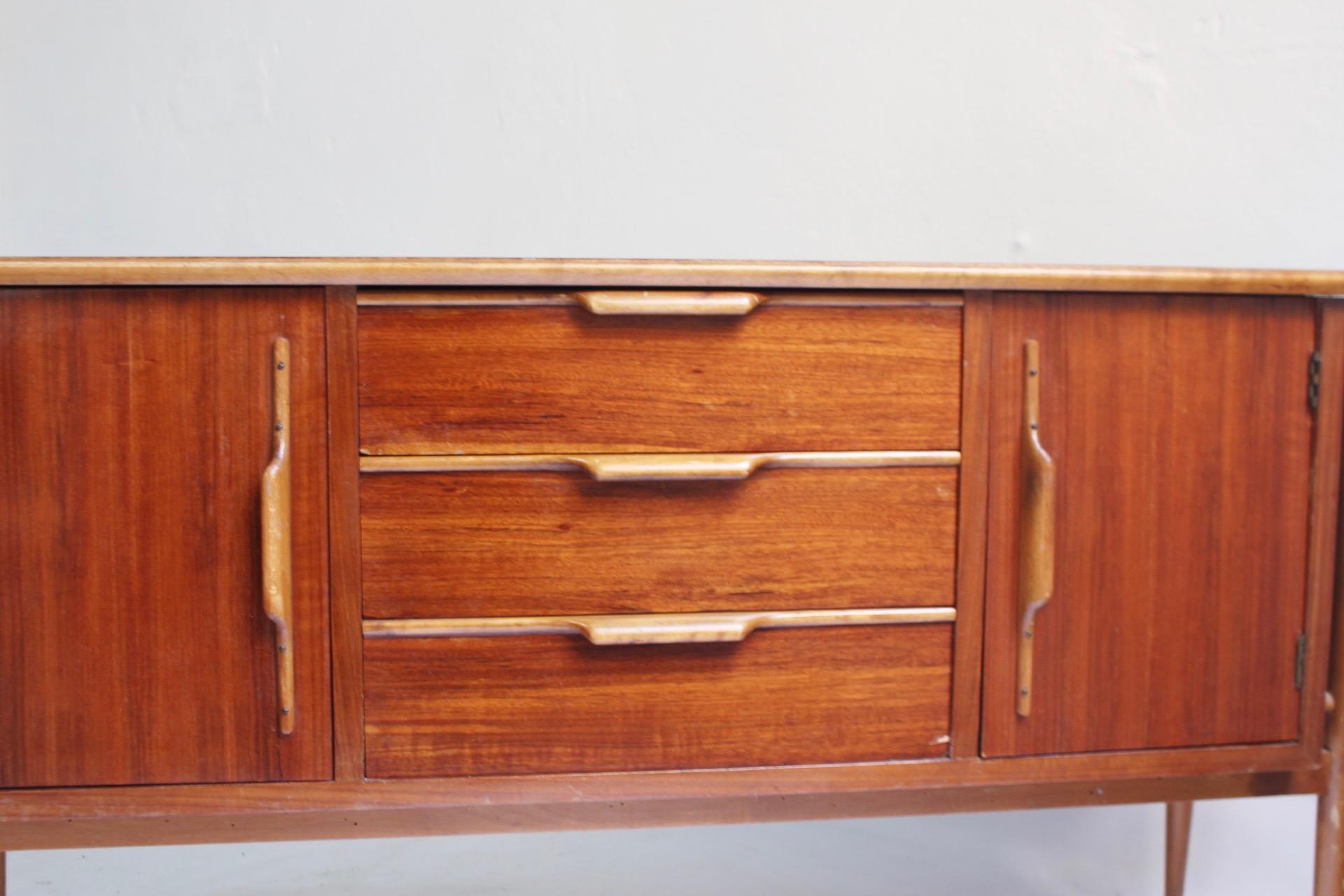 Midcentury Short Spanish Sideboard or Buffet, 1960s 6