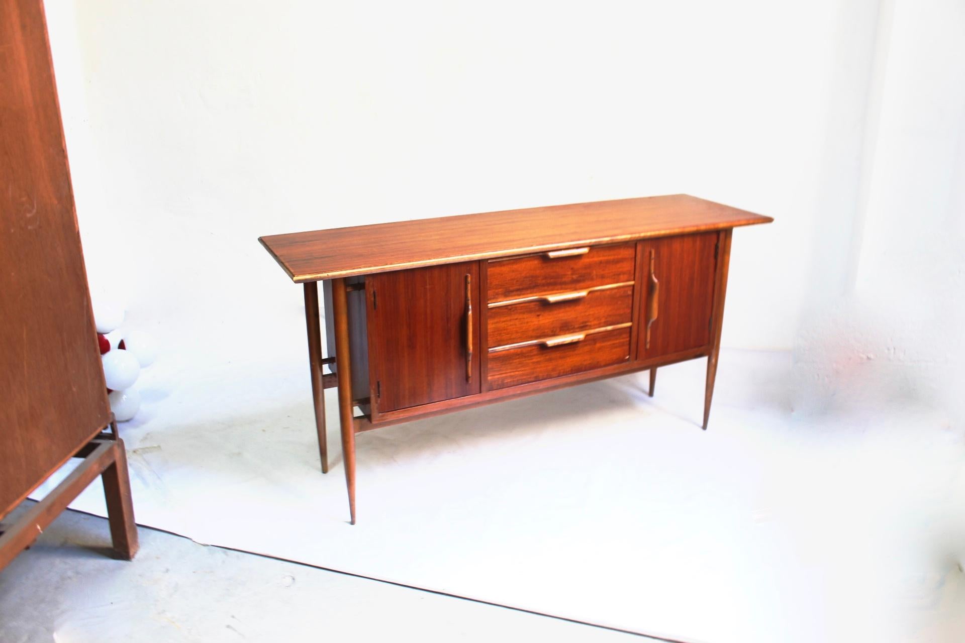 Midcentury Short Spanish Sideboard or Buffet, 1960s 7