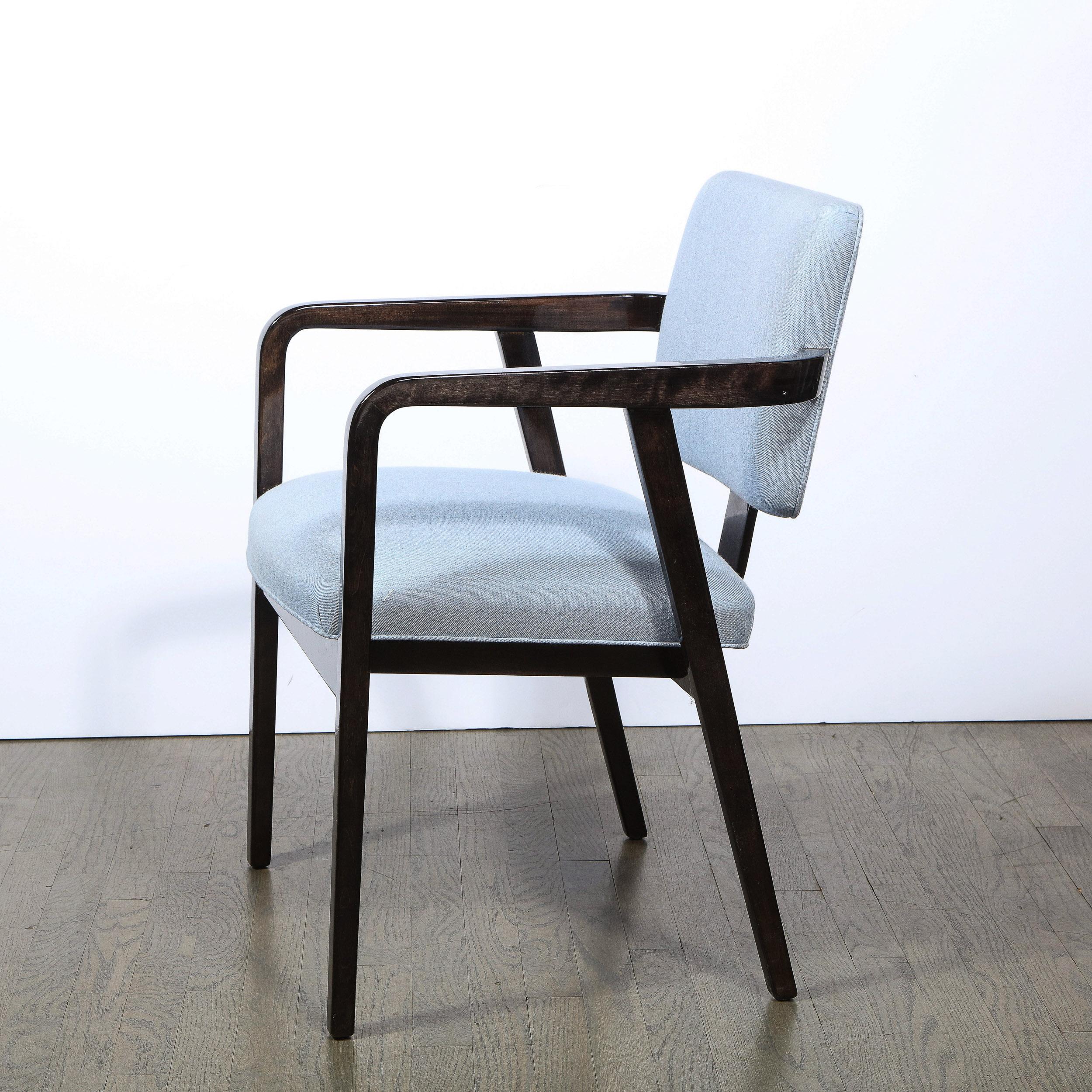 American Mid Century Side/Arm Chair in Ebonized Walnut by George Nelson for Herman Miller