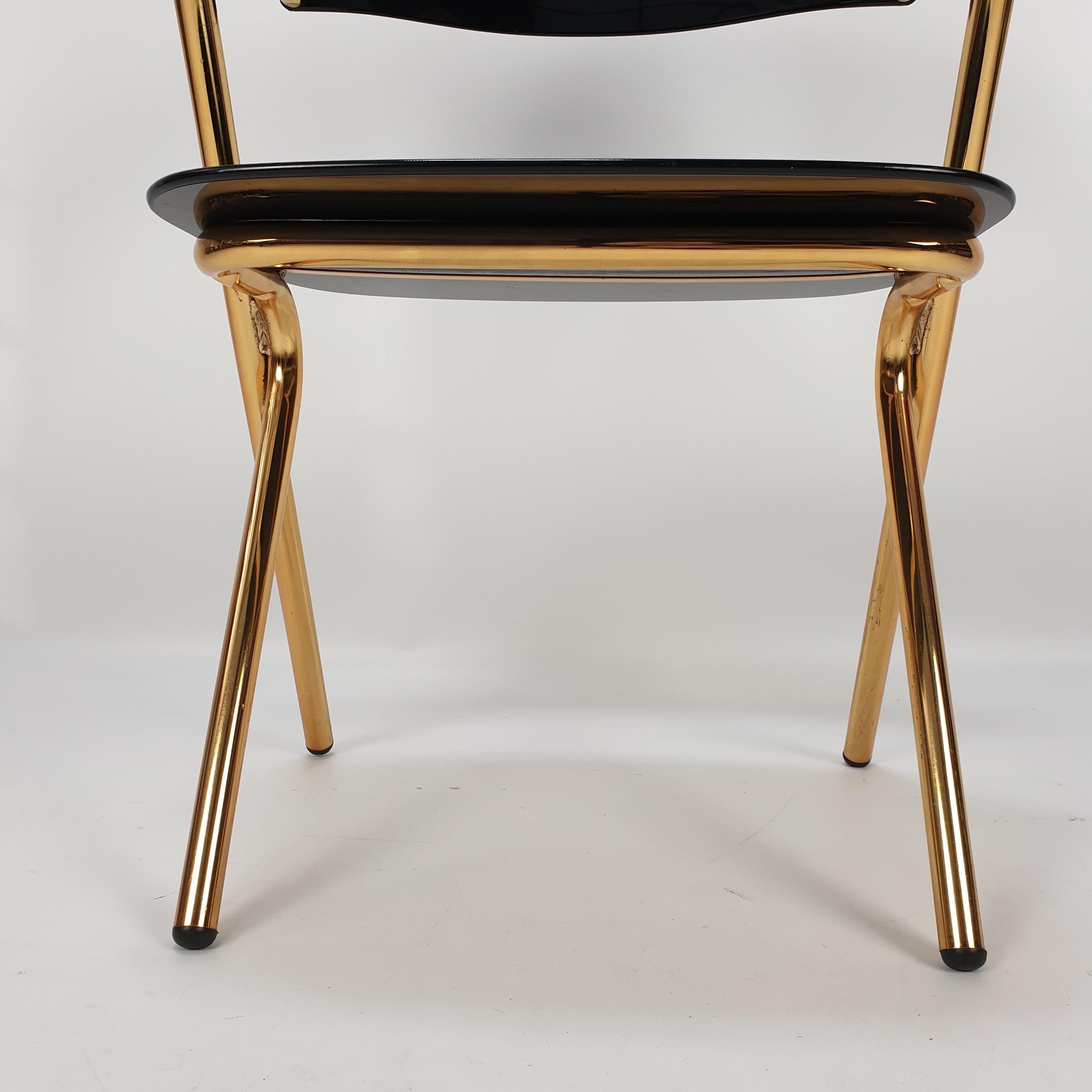 Mid Century Side Chair by Ico Parisi, Italy 1980's For Sale 4