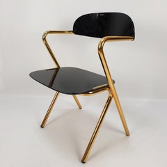 Sedia laterale di metà secolo di Ico Parisi, Italia 1980