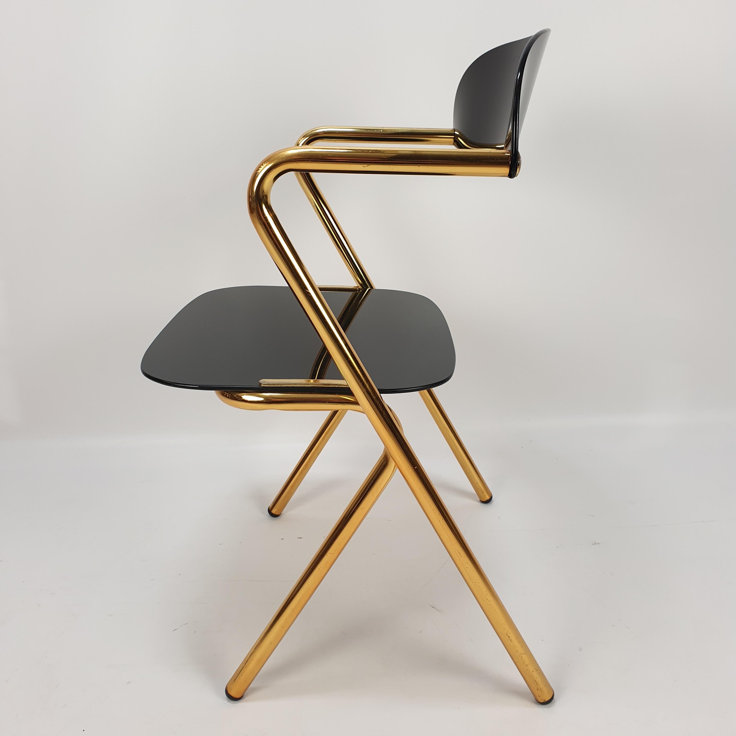 Mid-Century Modern Mid Century Side Chair by Ico Parisi, Italy 1980's For Sale