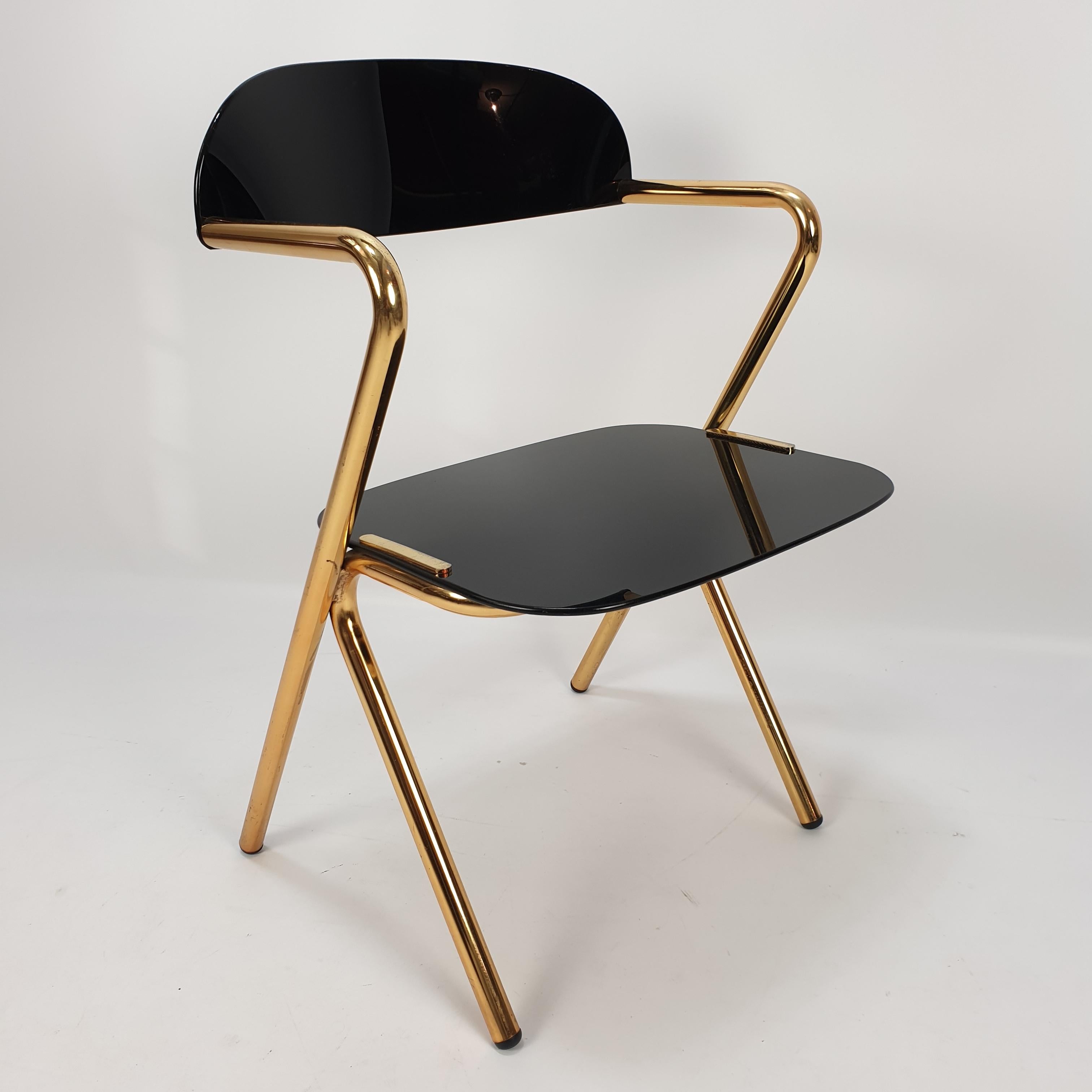 Late 20th Century Mid Century Side Chair by Ico Parisi, Italy 1980's For Sale