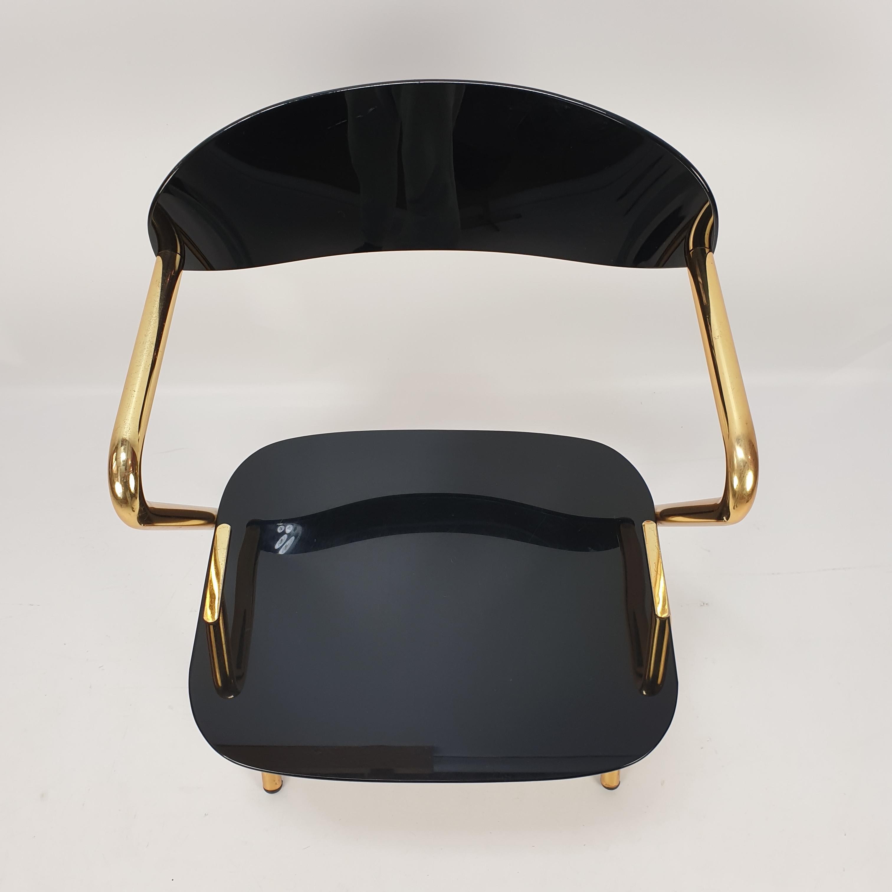 Mid Century Side Chair by Ico Parisi, Italy 1980's For Sale 1