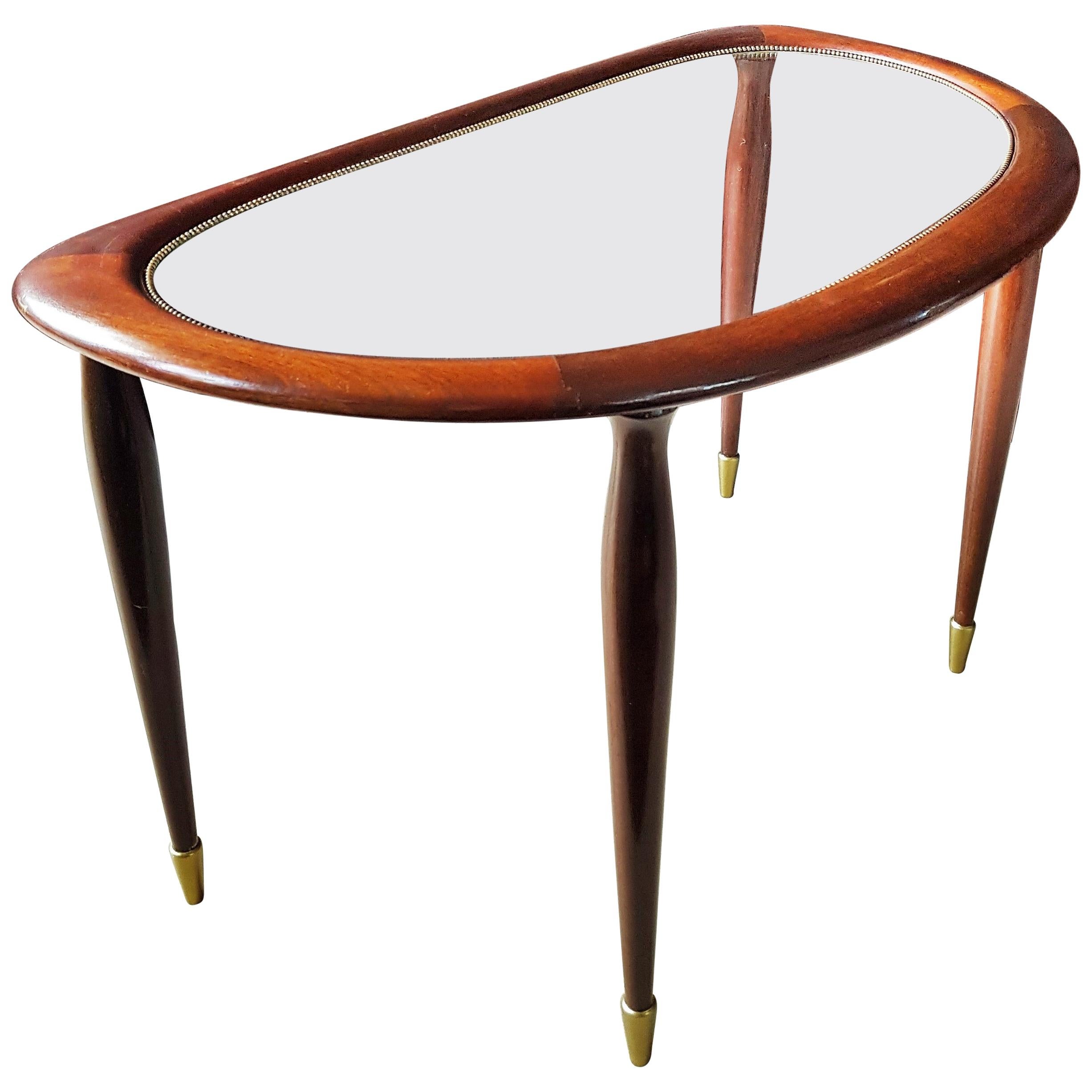 Mid-Century Side Coffee Table by Lacca, Italy, 1950s