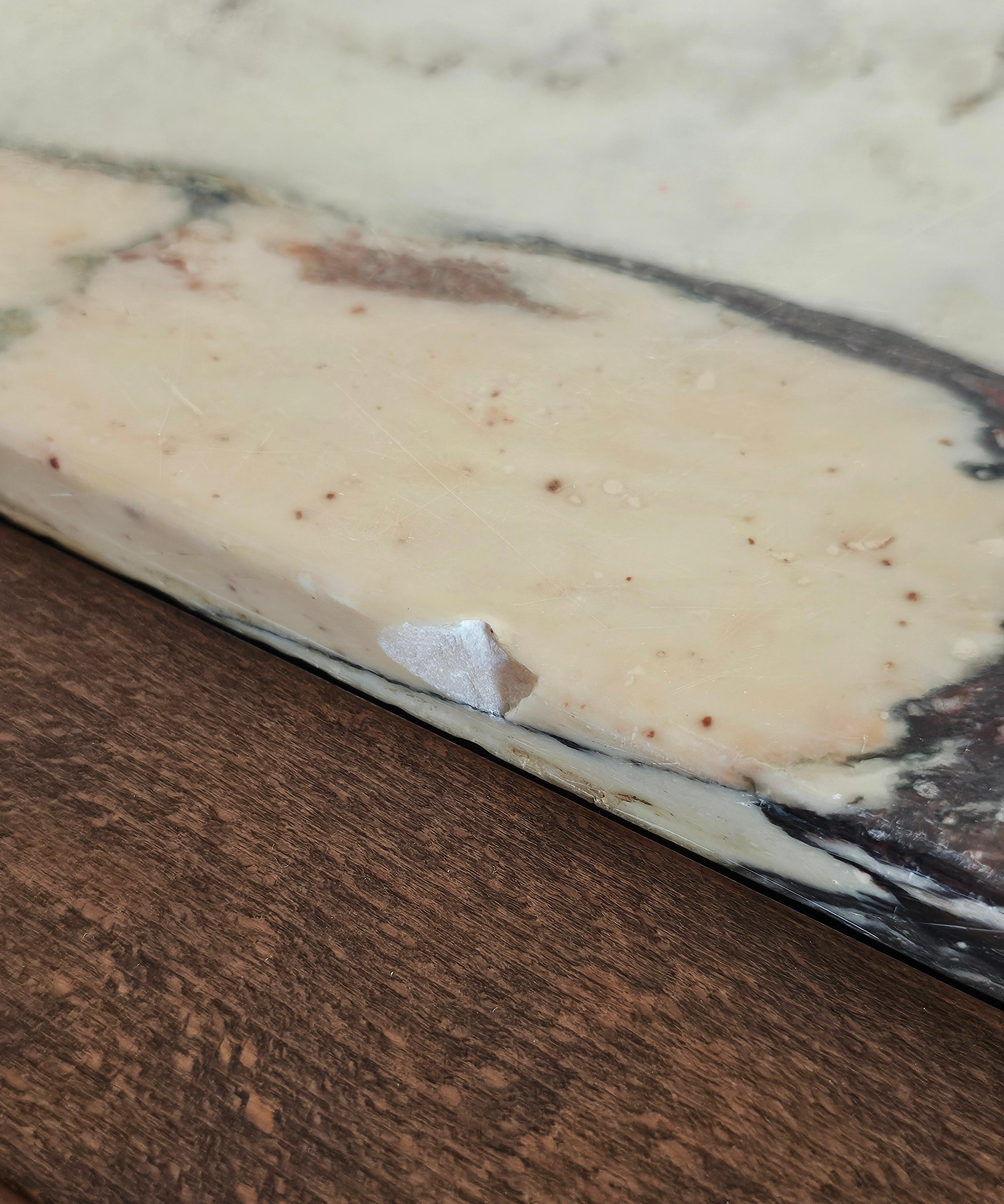 Mid Century Side or Coffee Table done in beech with Calacatta Viola marble 1
