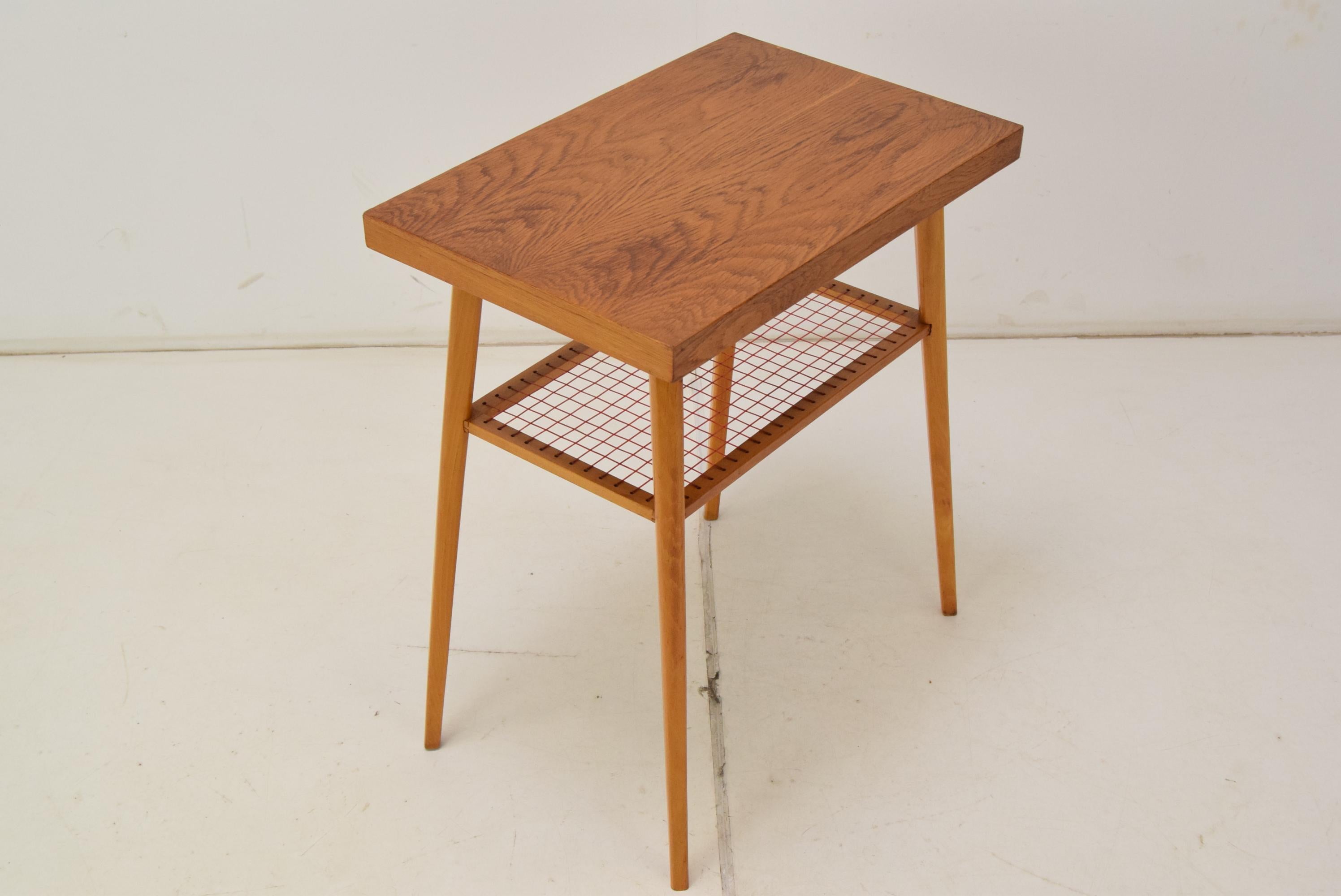 Mid-century Side Table from Drevopodnik Holesov, 1960's.  In Good Condition For Sale In Praha, CZ
