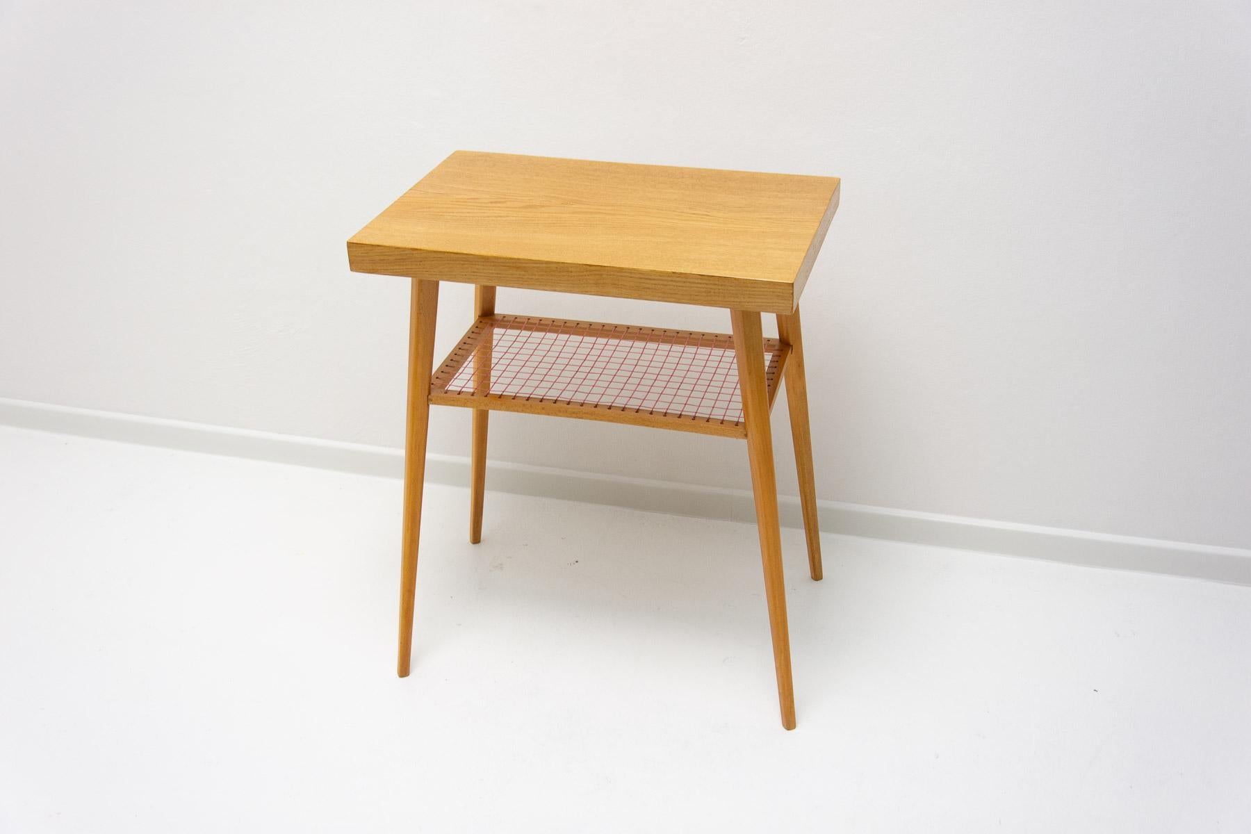 Midcentury Side Table from Dřevopodnik Holešov, Czechoslovakia, 1960s For Sale 9