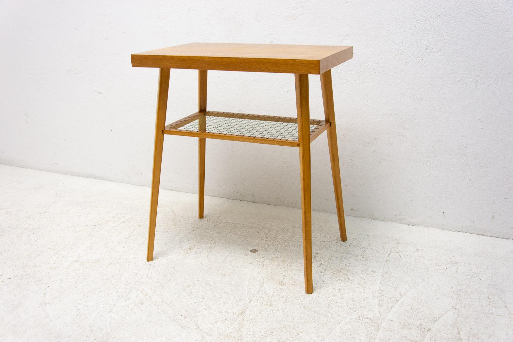 20th Century  Mid century side table from Dřevopodnik Holešov, Czechoslovakia, 1960´s For Sale