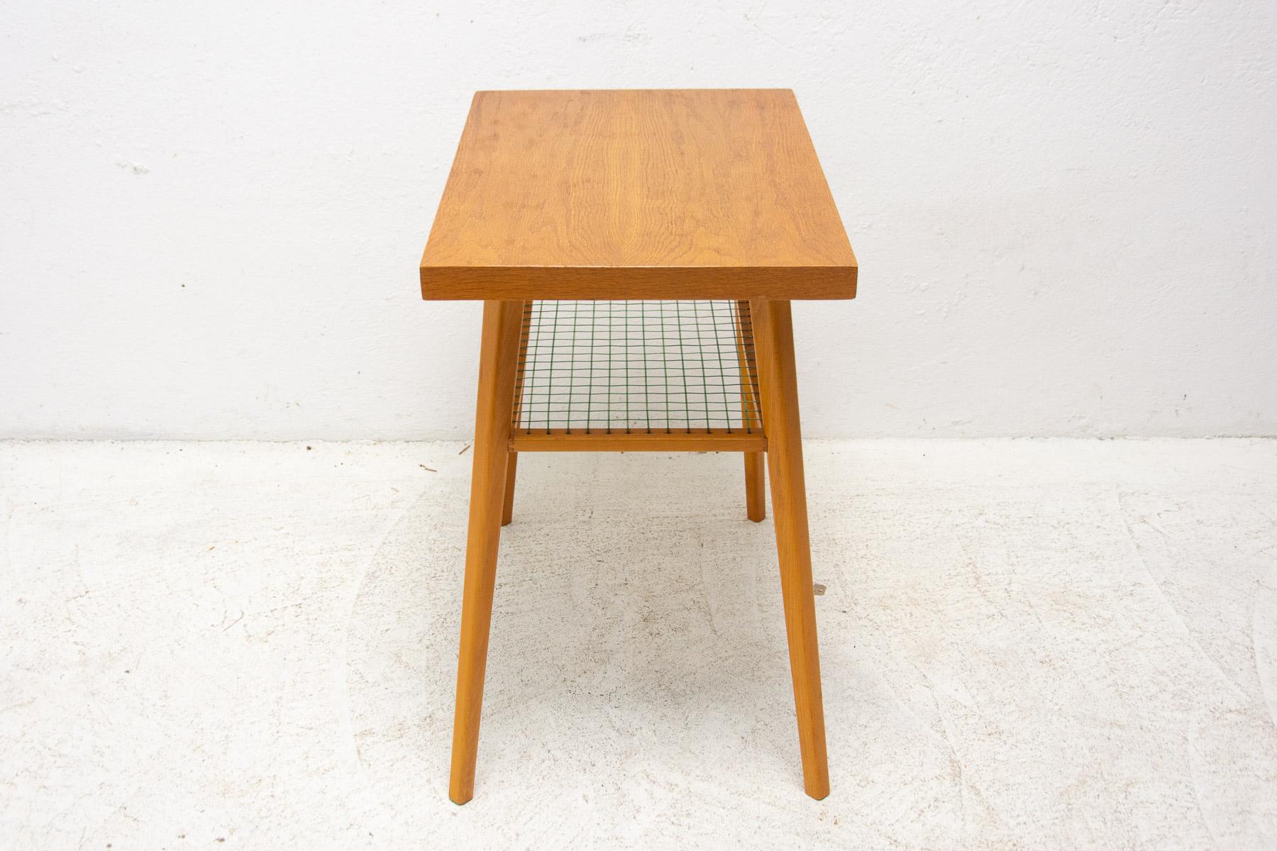 Wood Mid Century Side Table from Dřevopodnik Holešov, Czechoslovakia, 1960´s For Sale