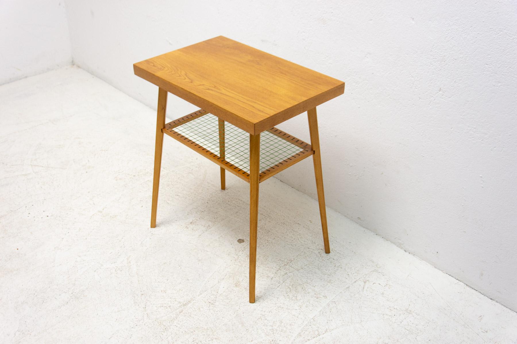 Wood  Mid century side table from Dřevopodnik Holešov, Czechoslovakia, 1960´s For Sale