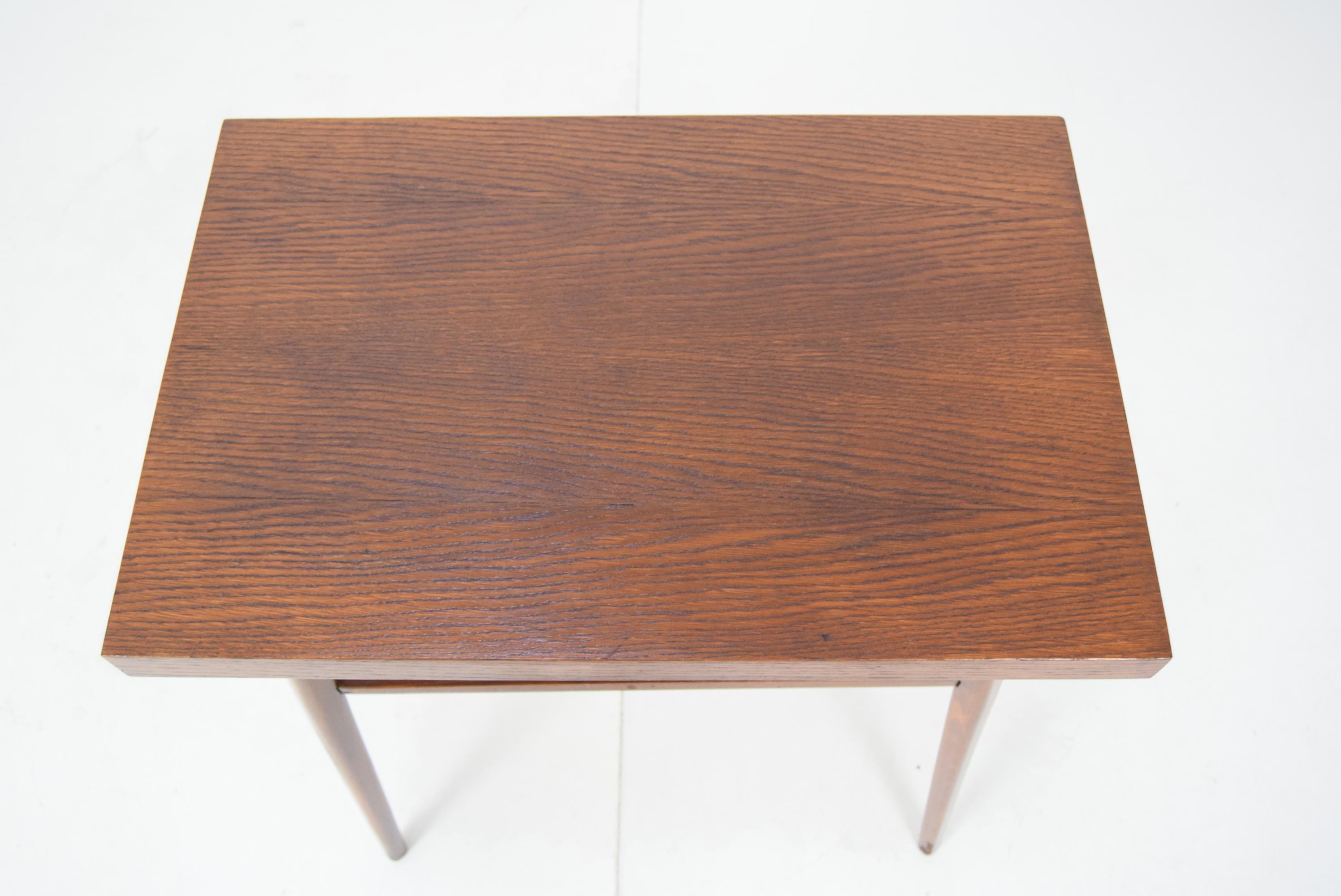 Mid-Century Side Table from Drevopodnik Holesov, 1960's For Sale 1