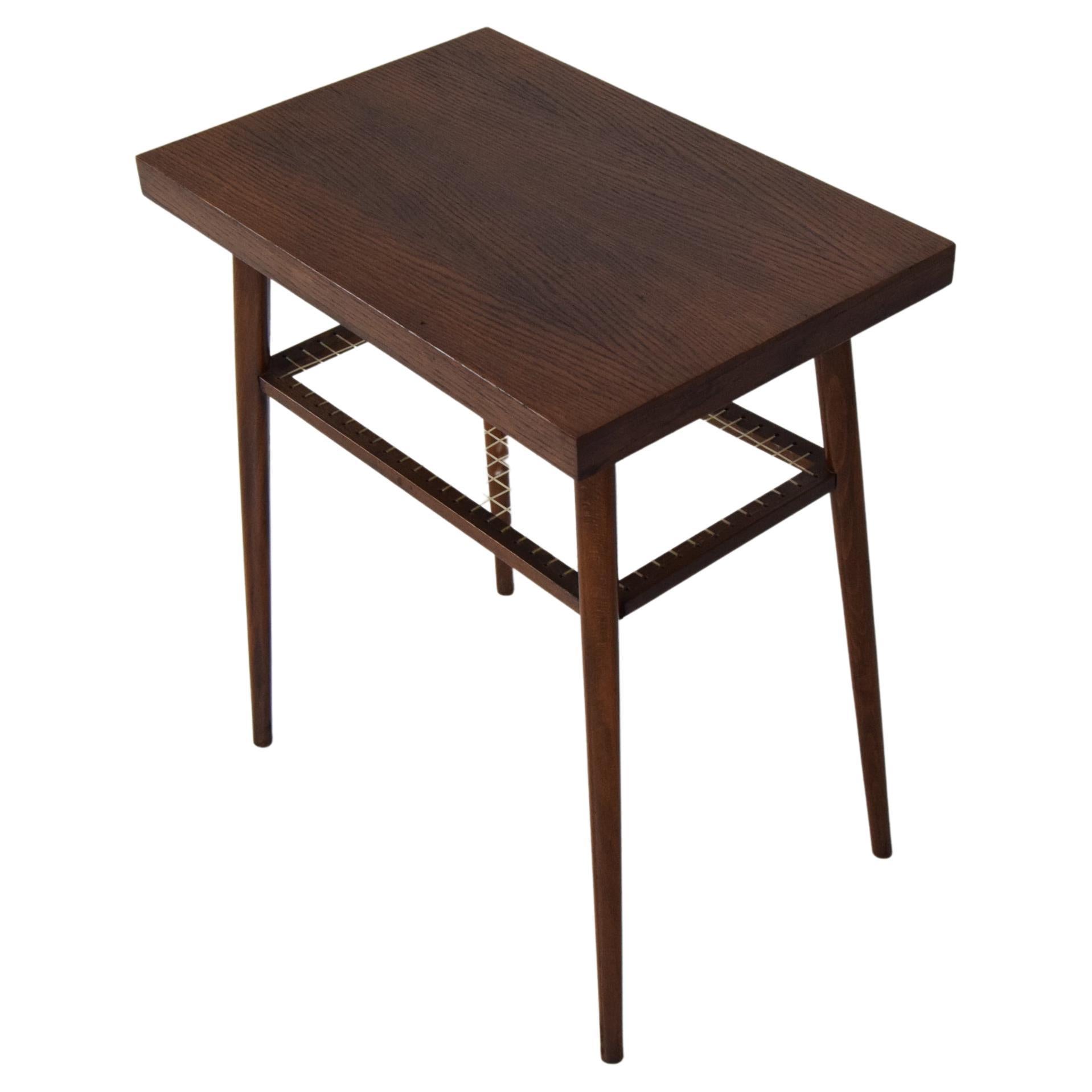 Mid-Century Side Table from Drevopodnik Holesov, 1960's For Sale