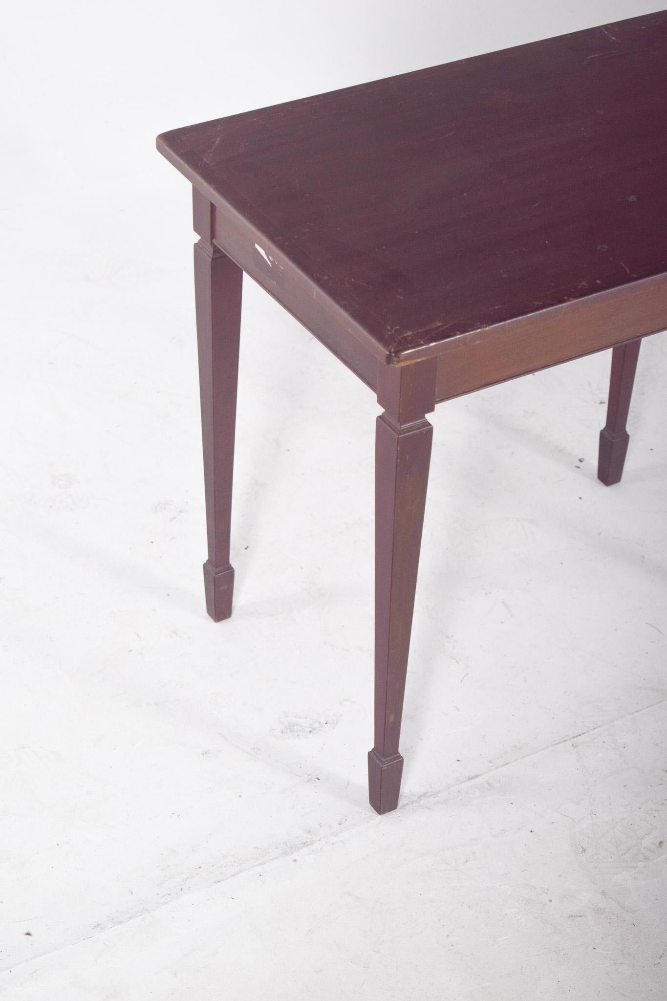 Modern Mid-Century Side Table in Mahogany For Sale
