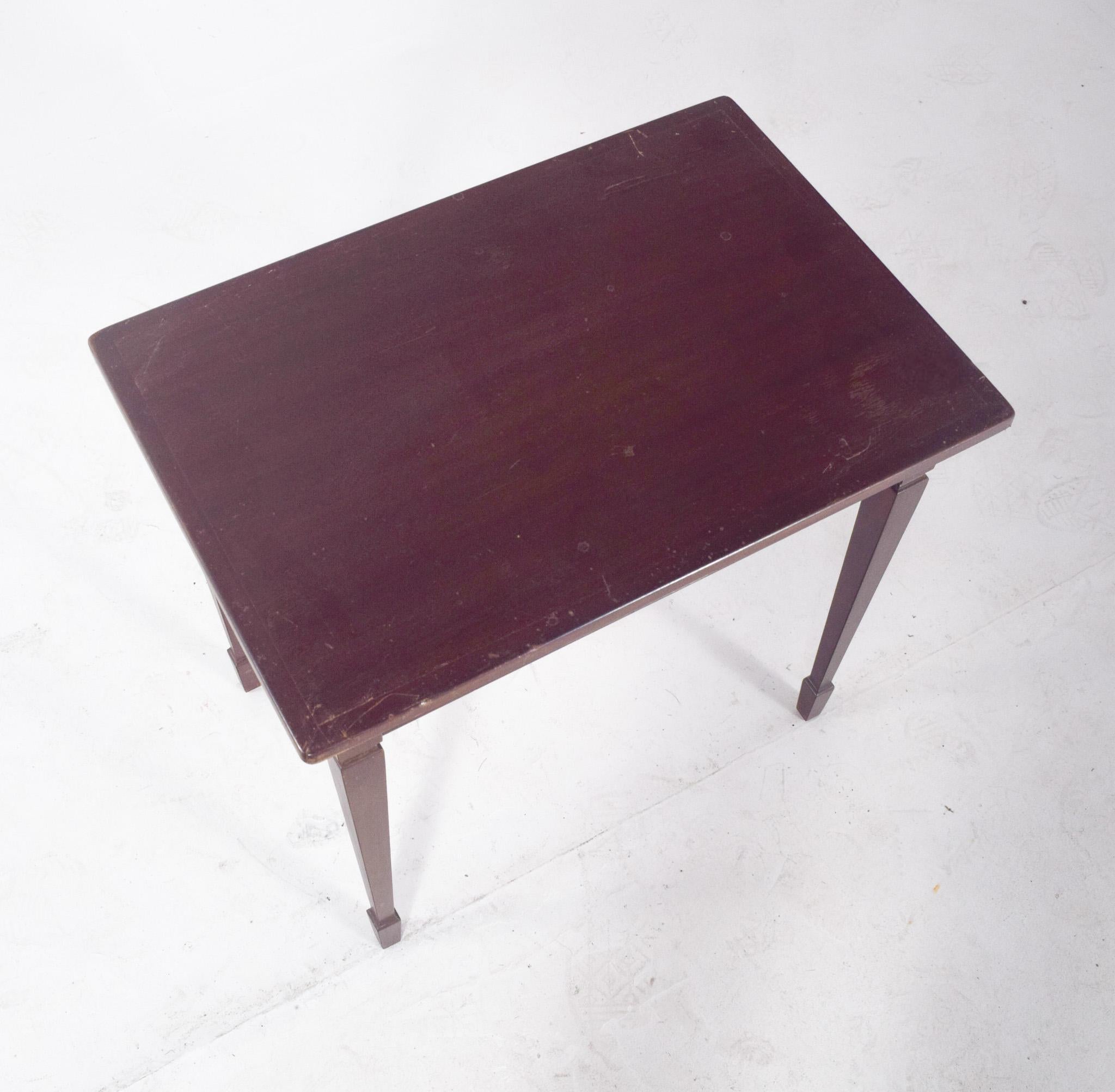 Late 20th Century Mid-Century Side Table in Mahogany For Sale
