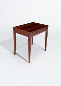 Mid Century Side Table In Rosewood By Severin Hansen, Danish 1960’s