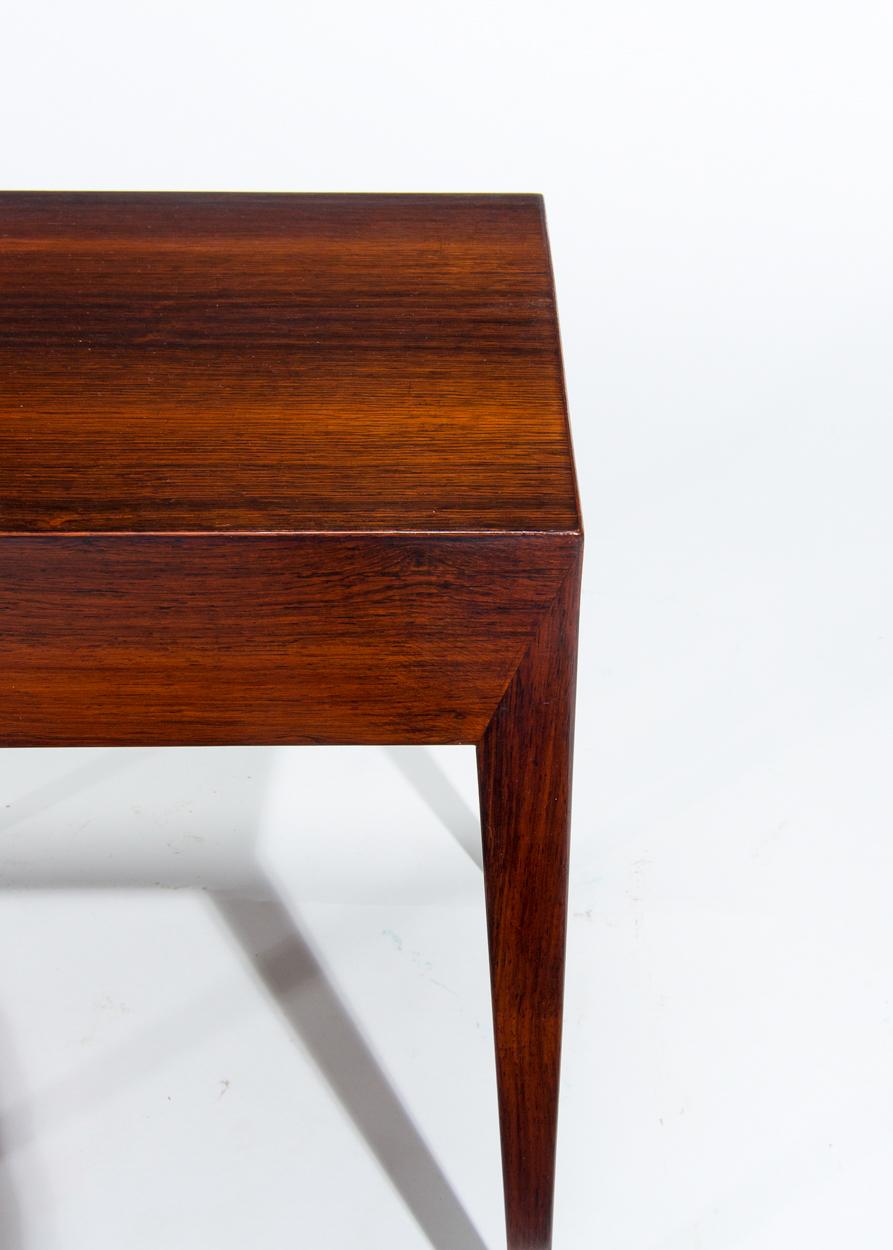 Mid Century Side Table In Rosewood By Severin Hansen, Danish 1960’s For Sale 2