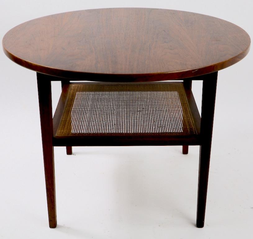 Mid-Century Modern Mid Century Side Table in the Style of Jens Risom