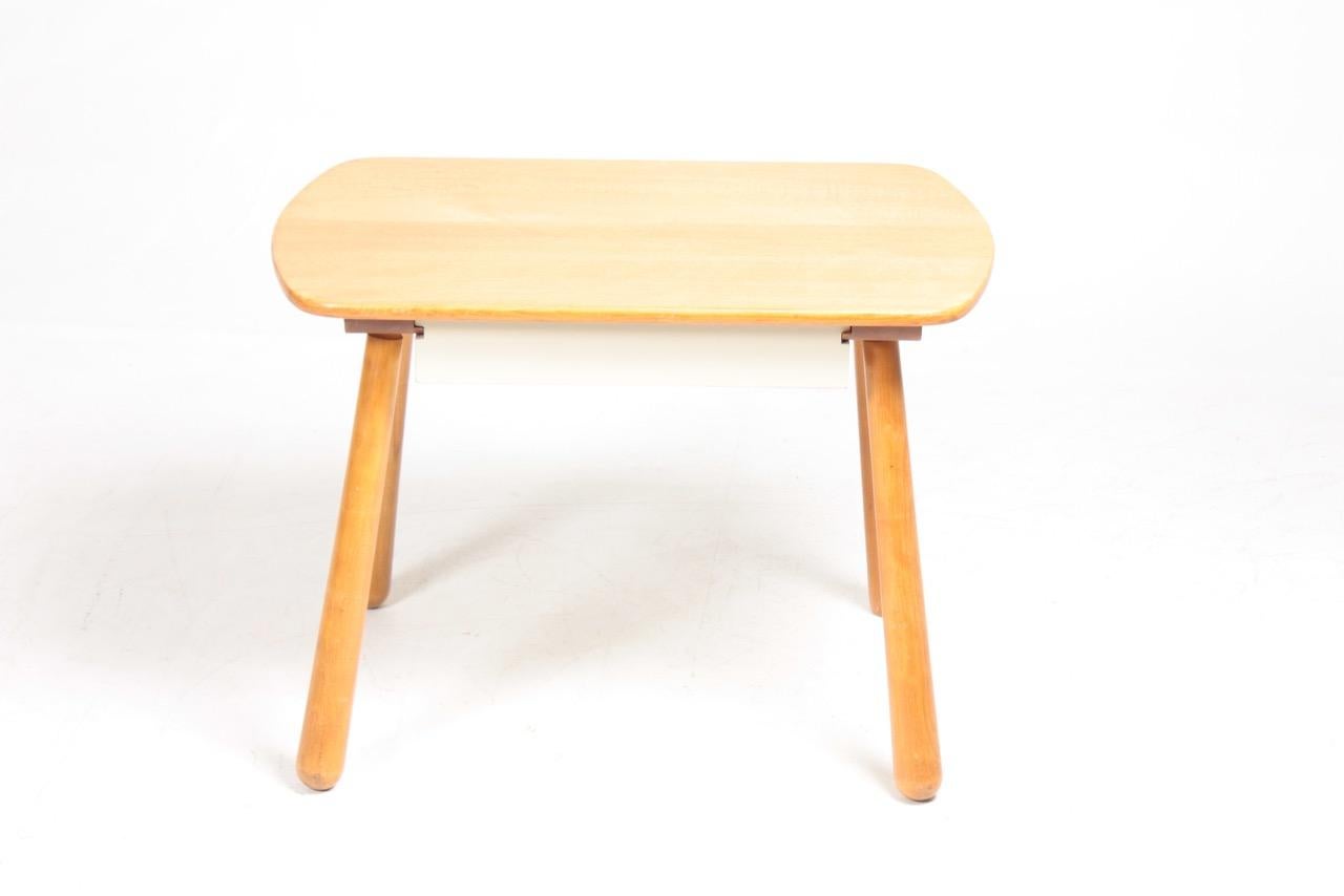Midcentury Side Table in the Style of Phillip Achtander, Danish Modern, 1940s 4