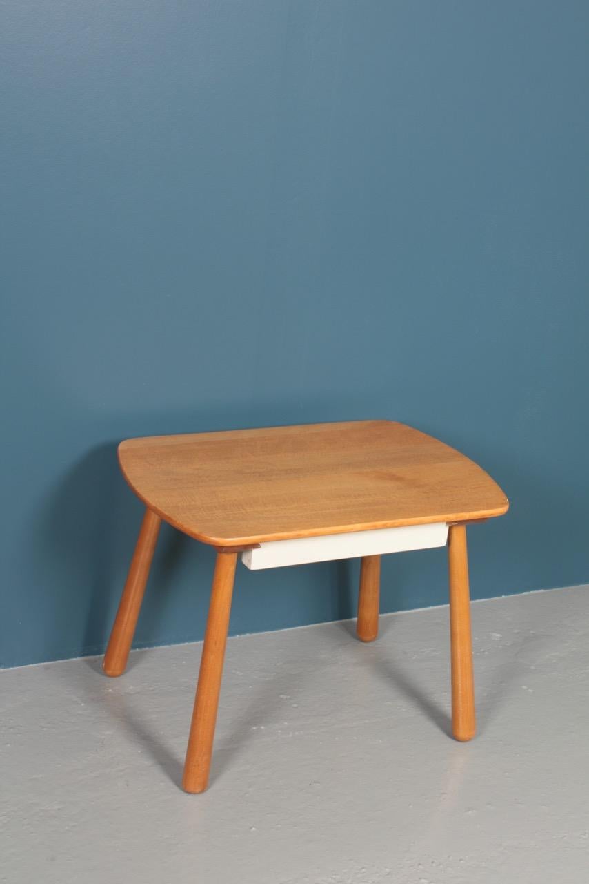 Scandinavian Modern Midcentury Side Table in the Style of Phillip Achtander, Danish Modern, 1940s