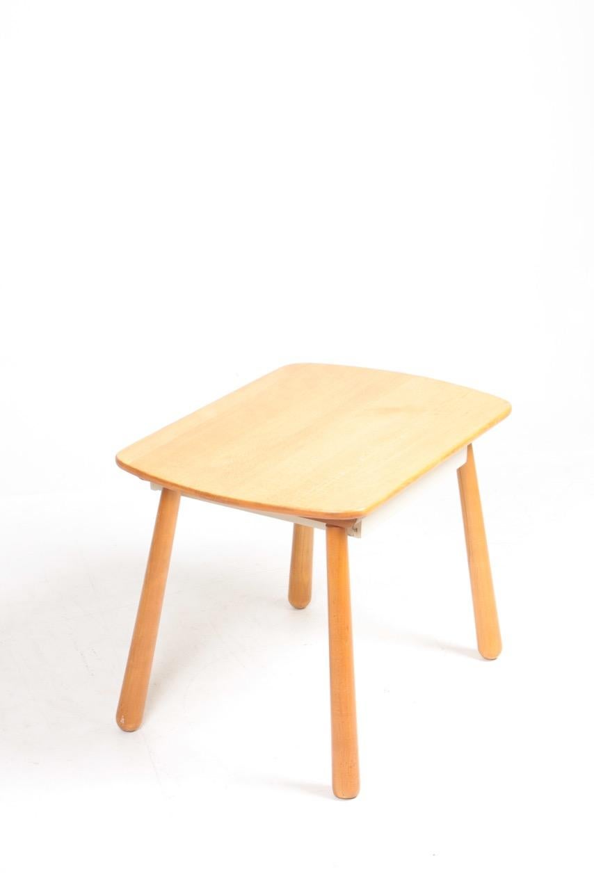 Midcentury Side Table in the Style of Phillip Achtander, Danish Modern, 1940s 1