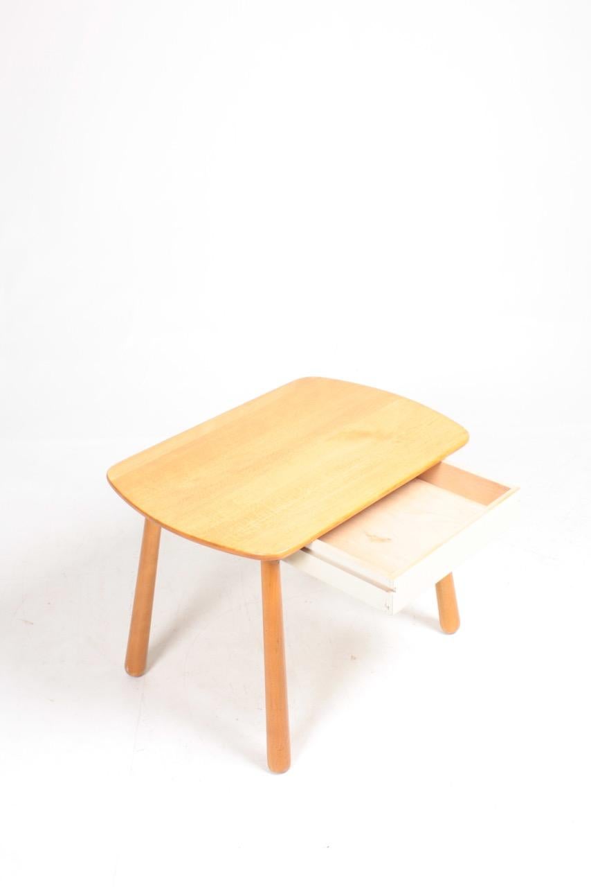 Midcentury Side Table in the Style of Phillip Achtander, Danish Modern, 1940s 2