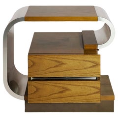 Mid-Century Side Table/Night Stand by Pierre Cardin, 1970's