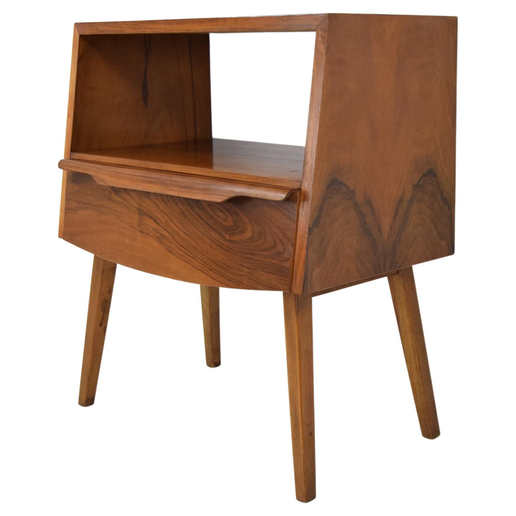 Mid-Century Side Table or Nightstand, 1950's For Sale