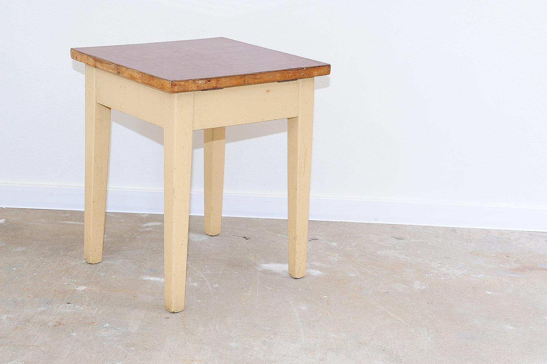 Mid century side table or stool, Czechoslovakia, 1950´s 2