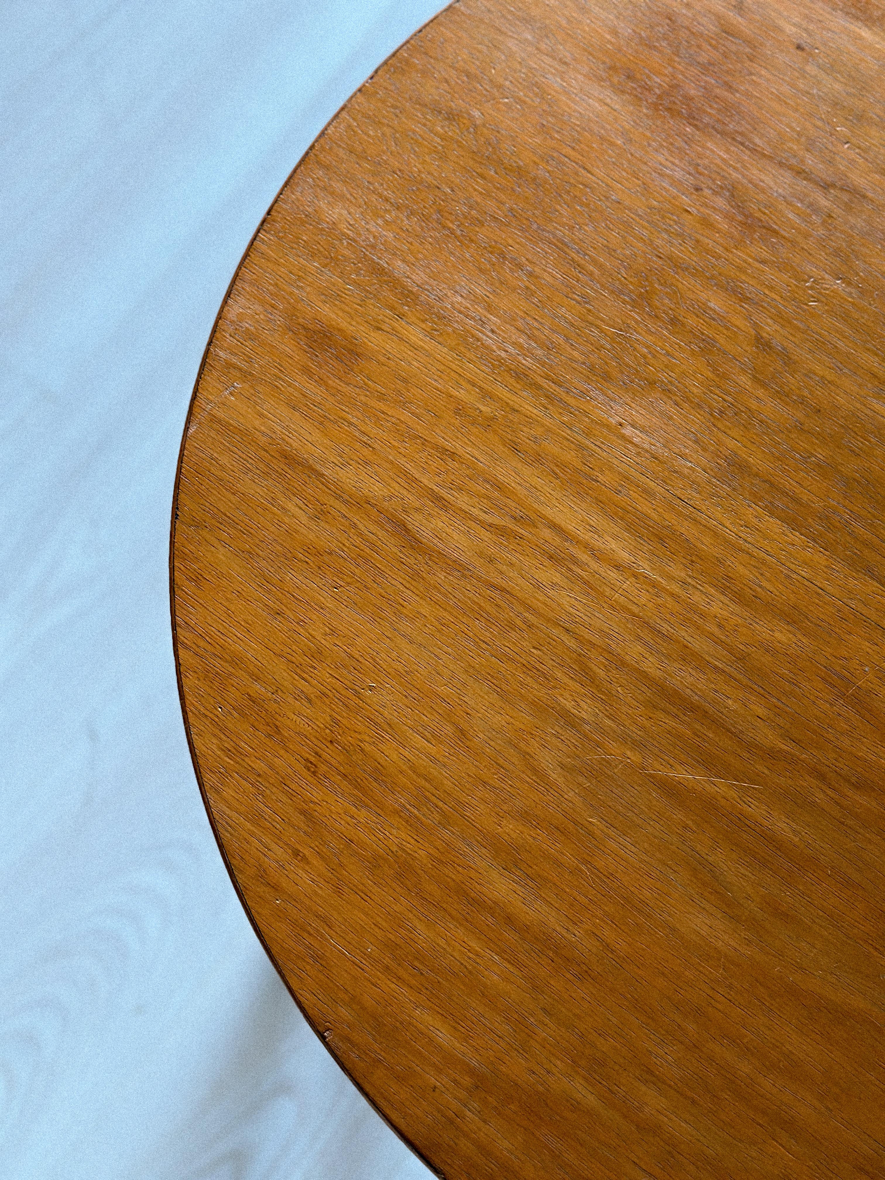 20ième siècle Mid-Century Side Table with Rush Shelf, Unknown Designer, Denmark, c. 1960s en vente