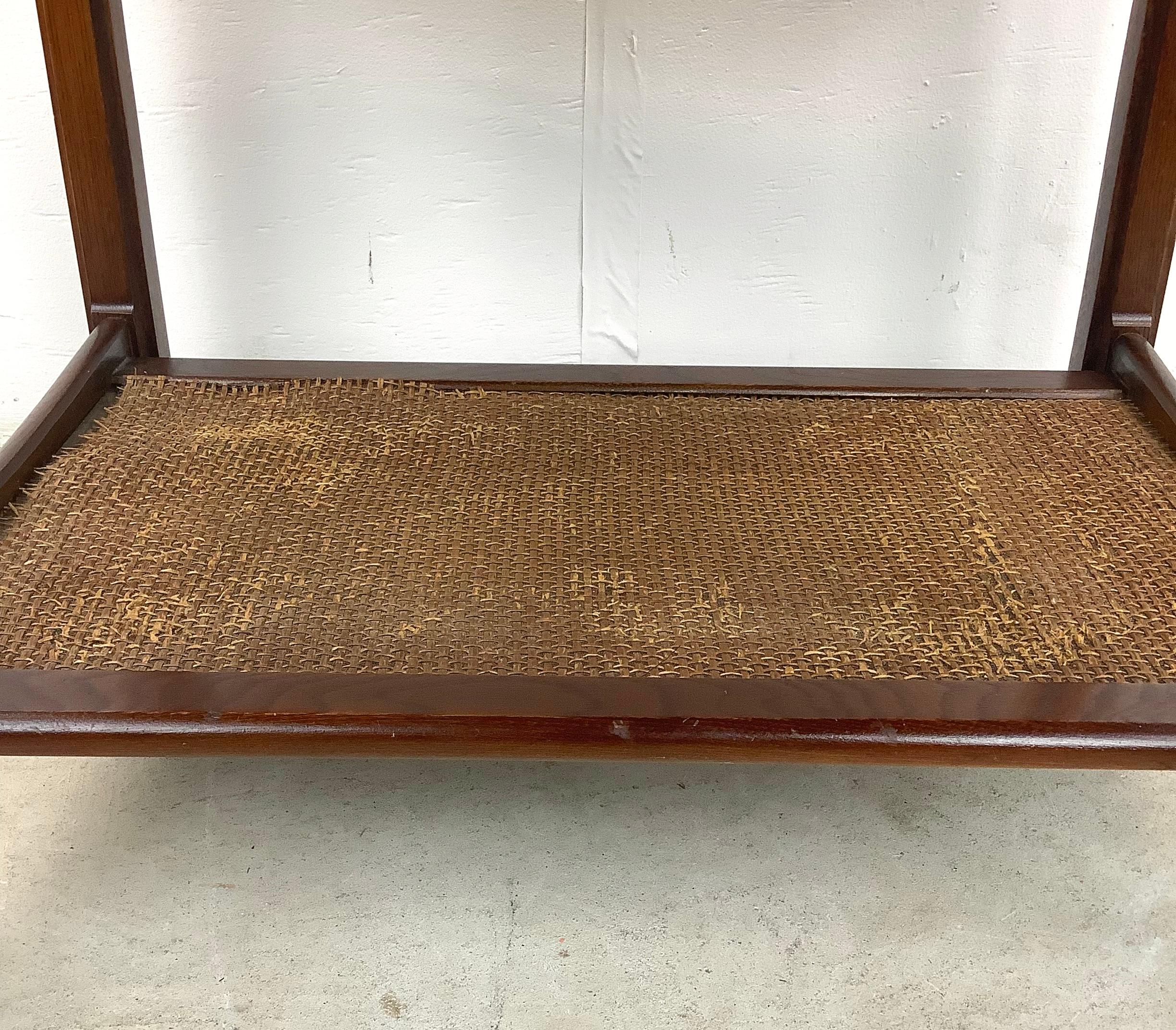 Mid-Century Side Table With Shelf  For Sale 5