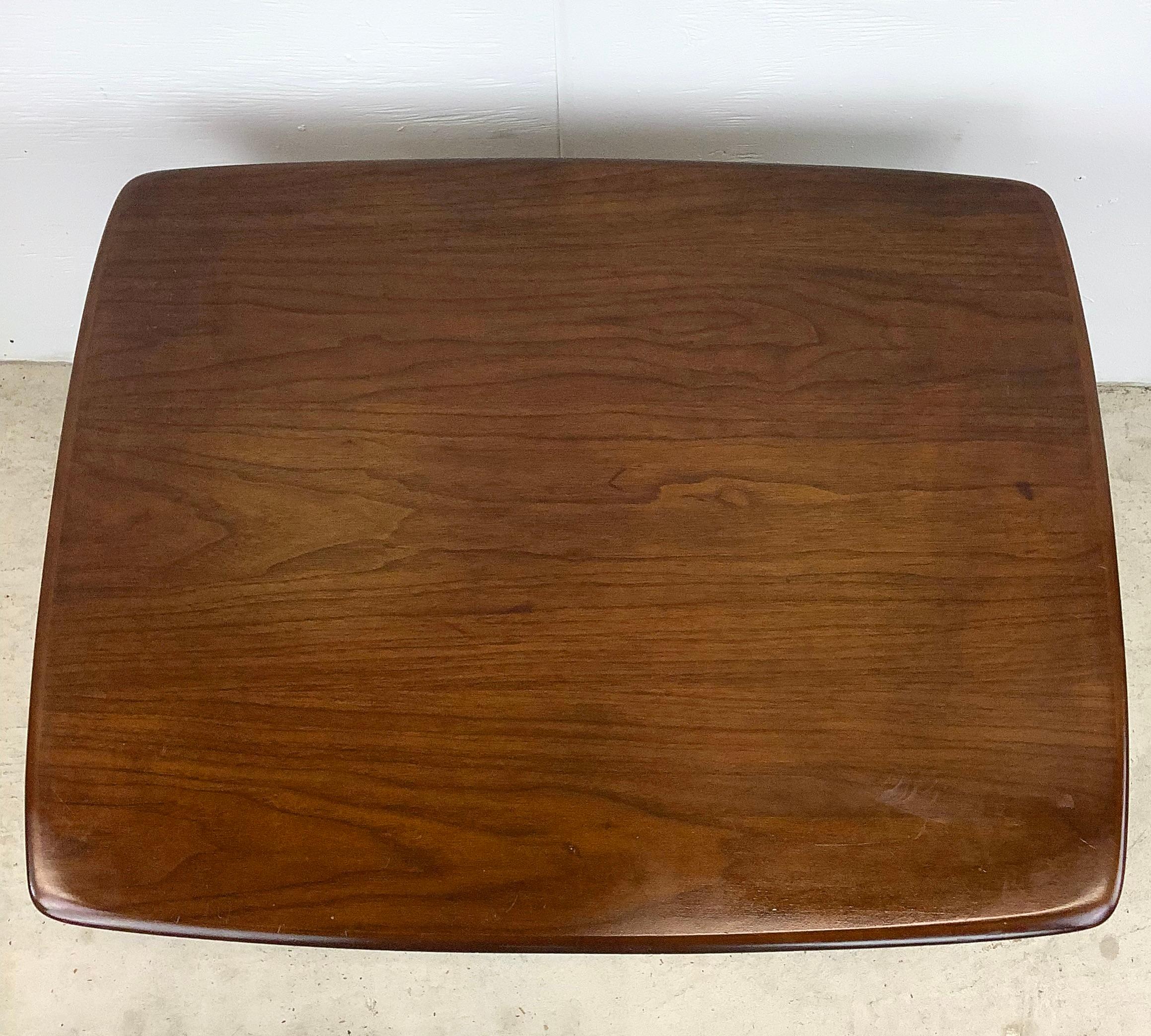 Mid-Century Side Table With Shelf  For Sale 1