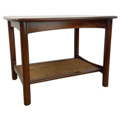 Mid-Century Side Table With Shelf