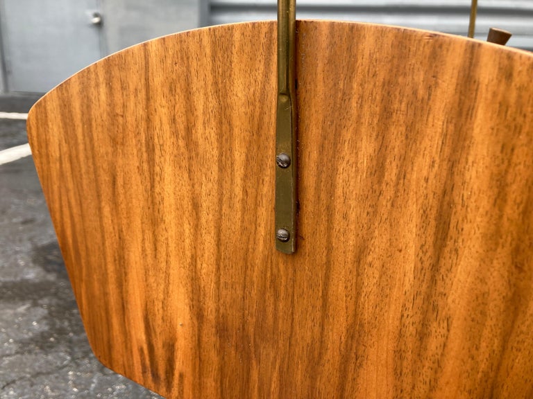 Mid Century Side Table with storage, Sewing Box, Germany 1960s For Sale at 1stDibs