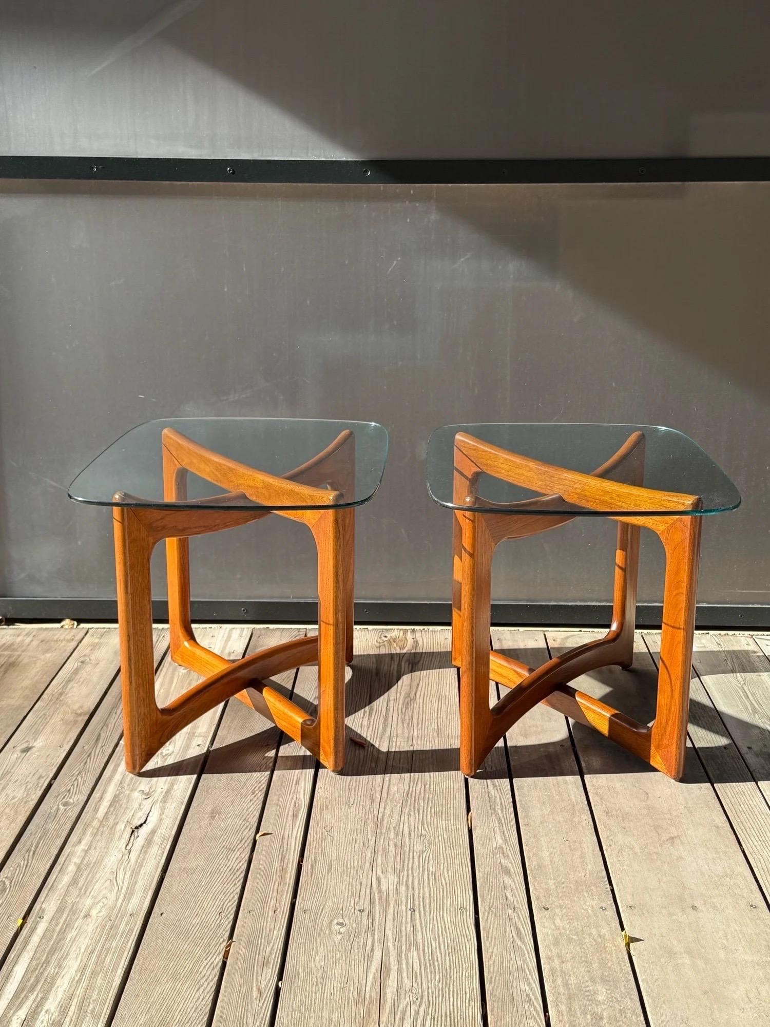 Mid-Century Side Tables by Adrian Pearsall In Good Condition For Sale In Raleigh, NC