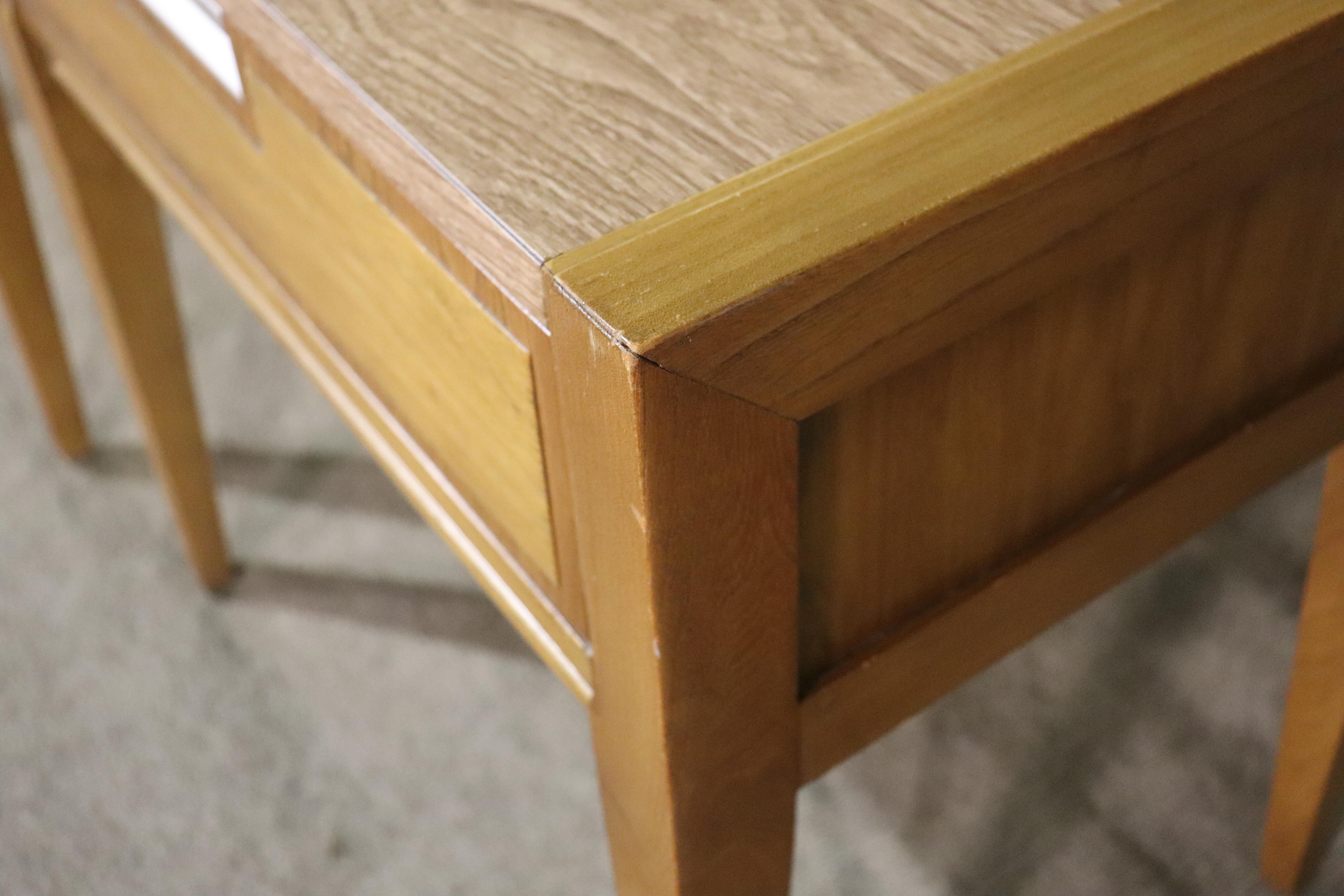Laminate Mid-Century Side Tables by Basic Witz For Sale
