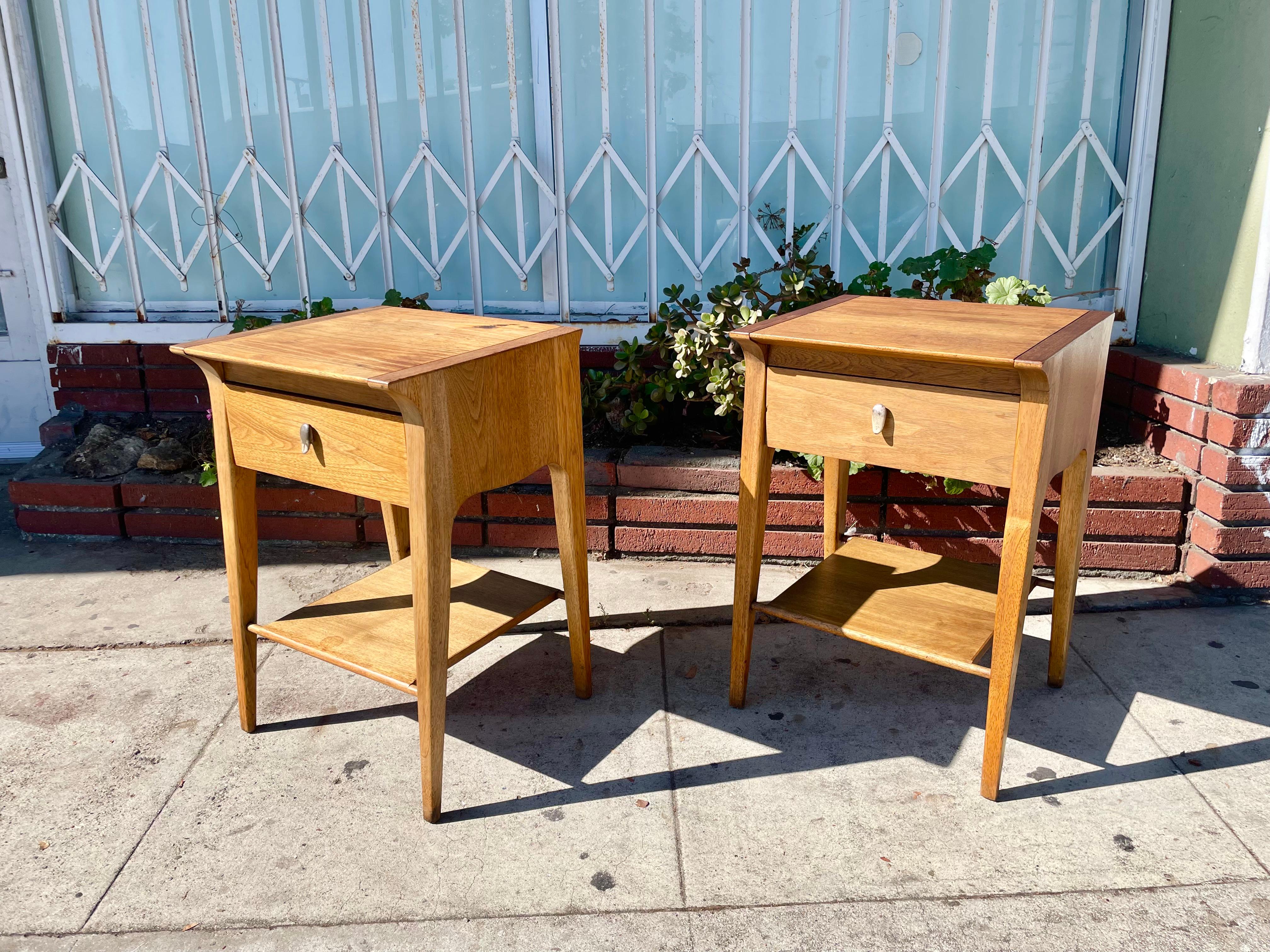 Midcentury Side Tables by John Van Koert for Drexel In Good Condition For Sale In North Hollywood, CA