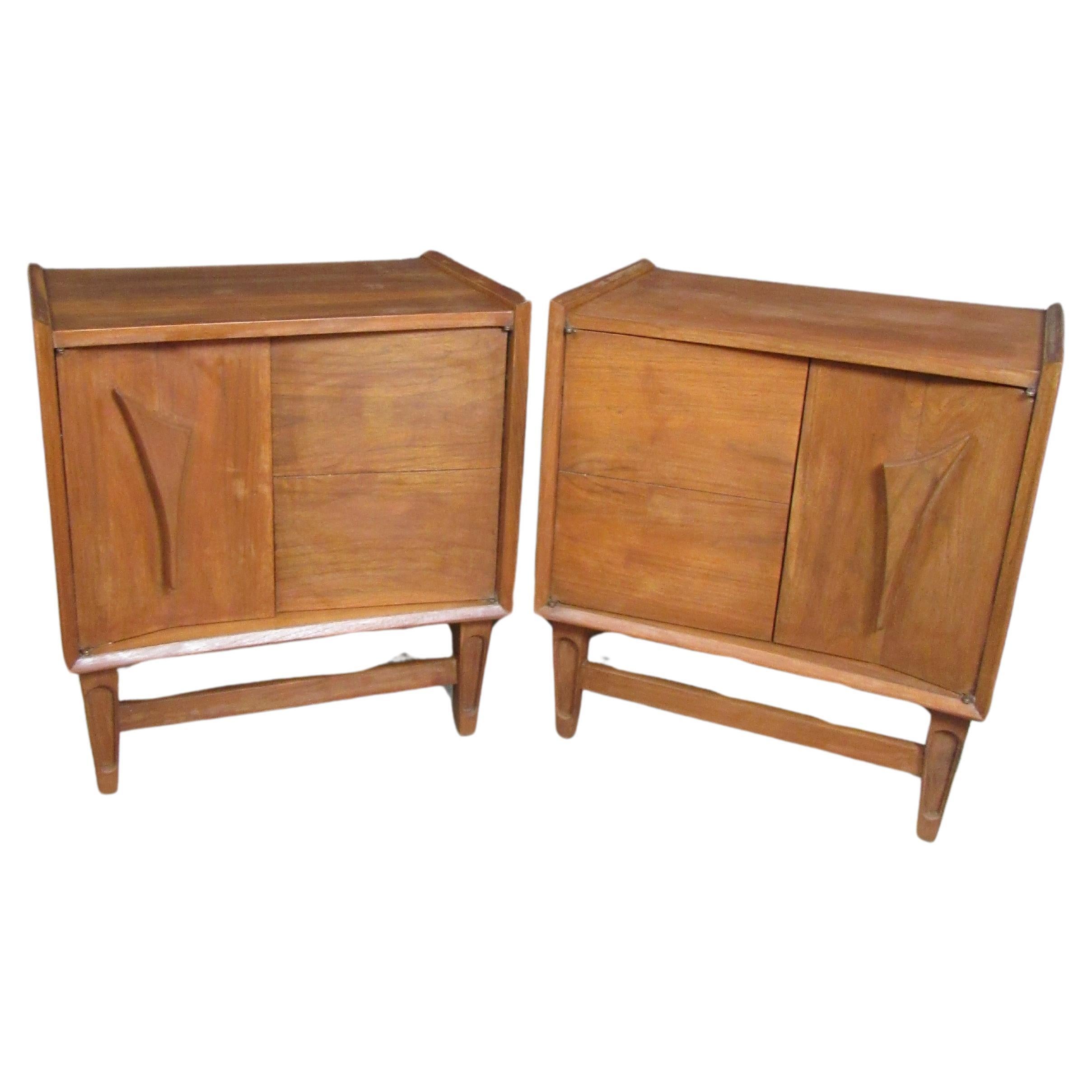 Mid-Century Side Tables By Karlit of Sweden For Sale