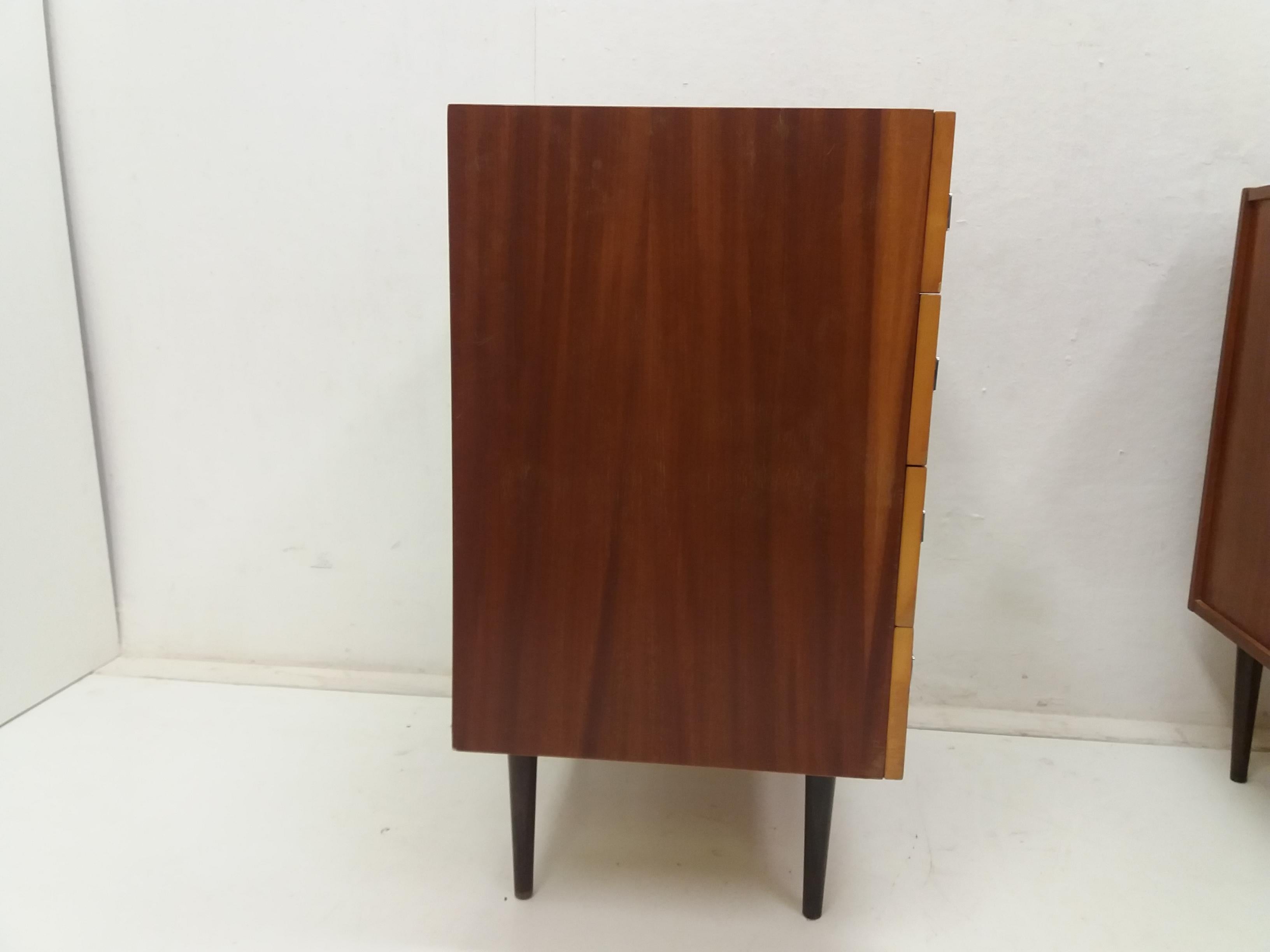 Mid-Century Sideboard and Chest of Drawer Designed by František Mezulánik, 1960' For Sale 6