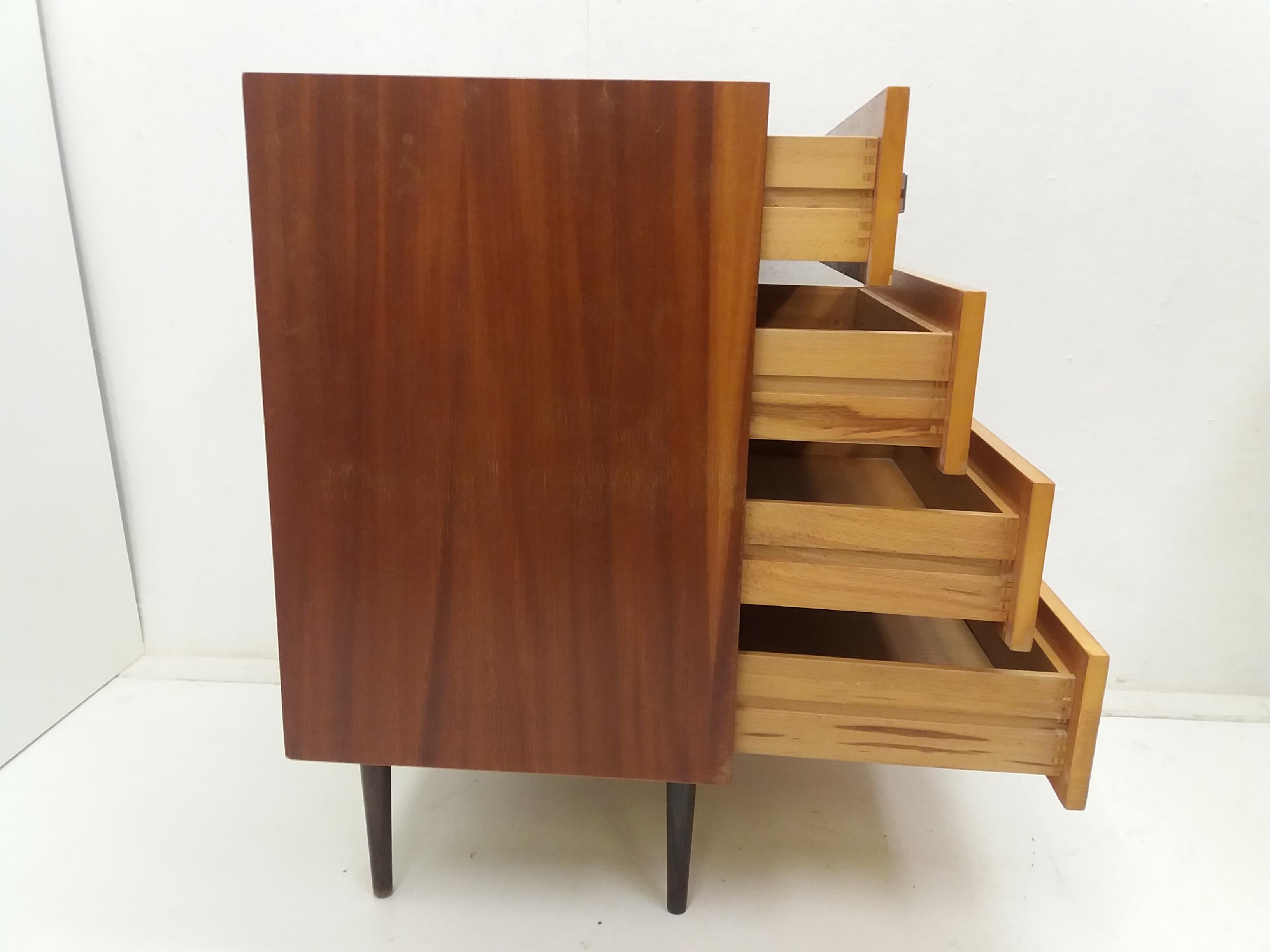 Mid-Century Sideboard and Chest of Drawer Designed by František Mezulánik, 1960' For Sale 9