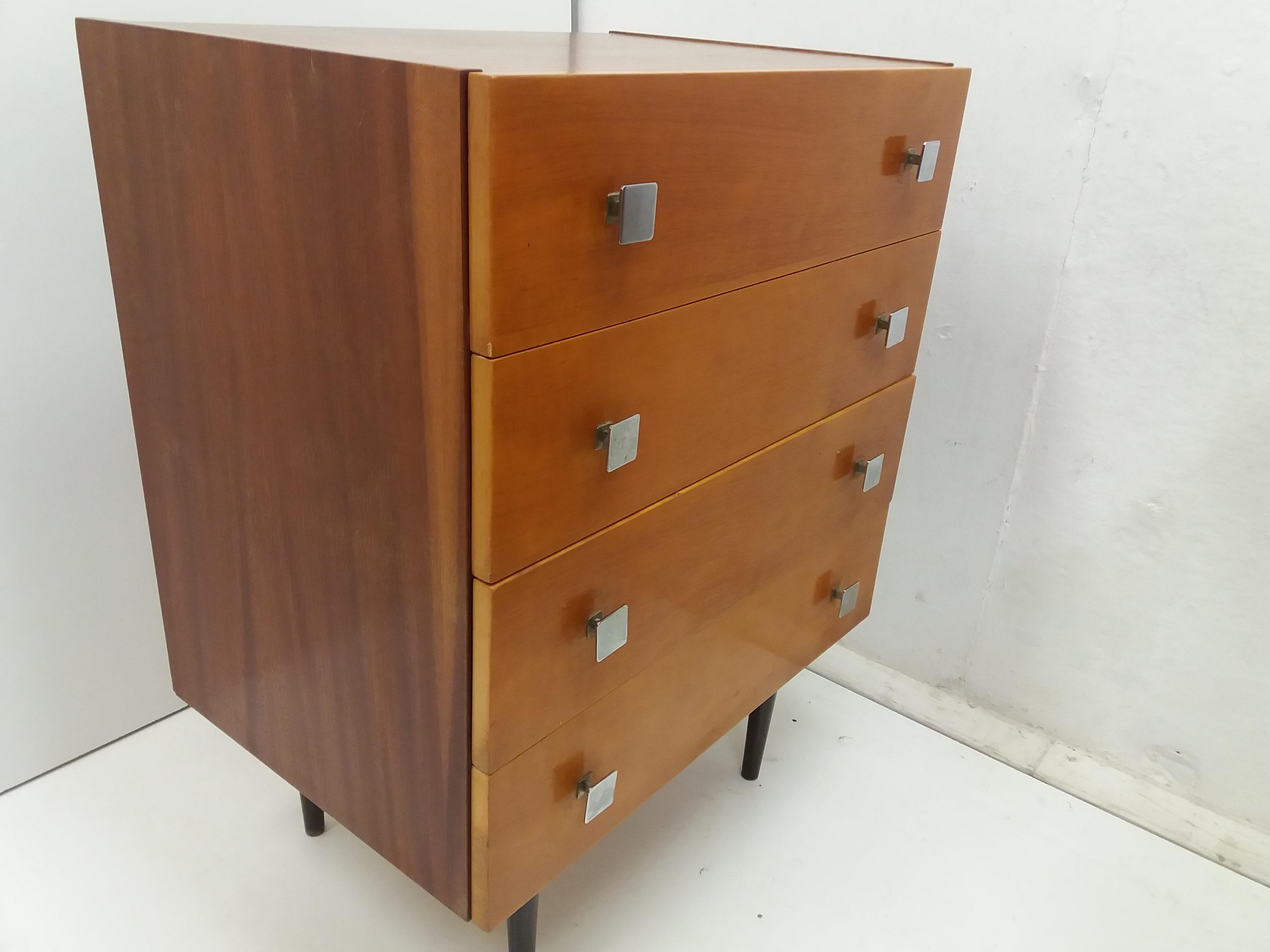 Mid-Century Sideboard and Chest of Drawer Designed by František Mezulánik, 1960' For Sale 10